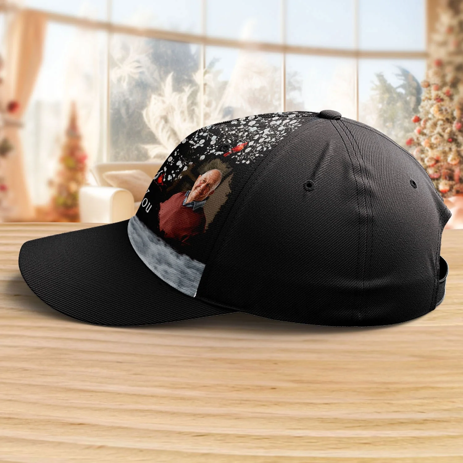 I'm Always With You - Personalized Photo Classic Cap - Image 2
