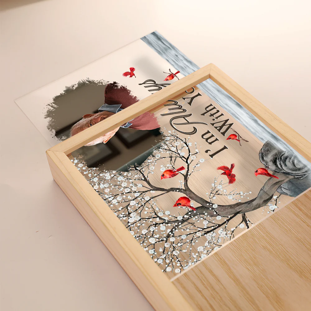 I'm Always With You - Personalized Photo Frame Light Box - Image 3