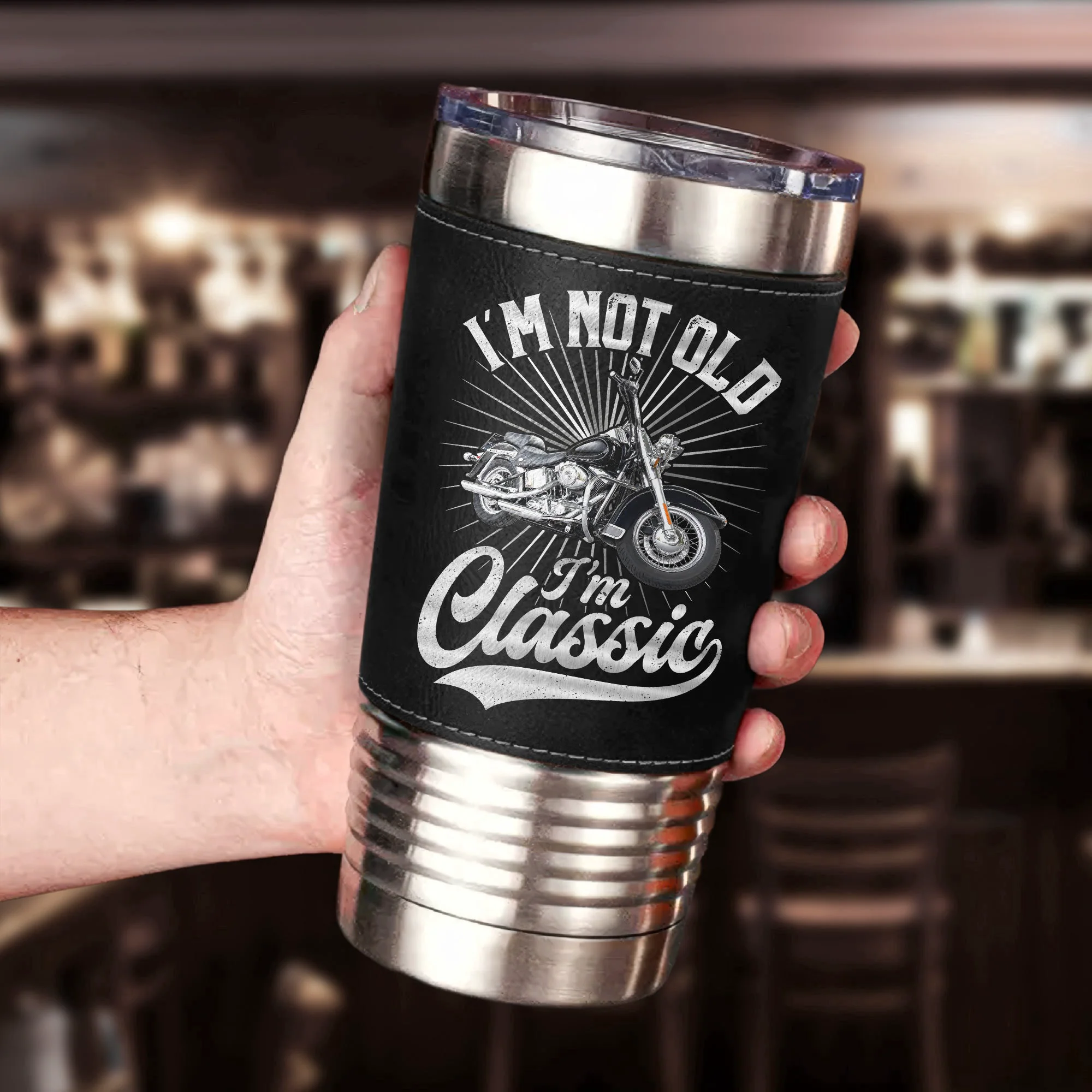 I'm Not Old I'm Classic - Gifts For Men, Dad, Him, Husband, Grandpa - Personalized 20oz Tumbler