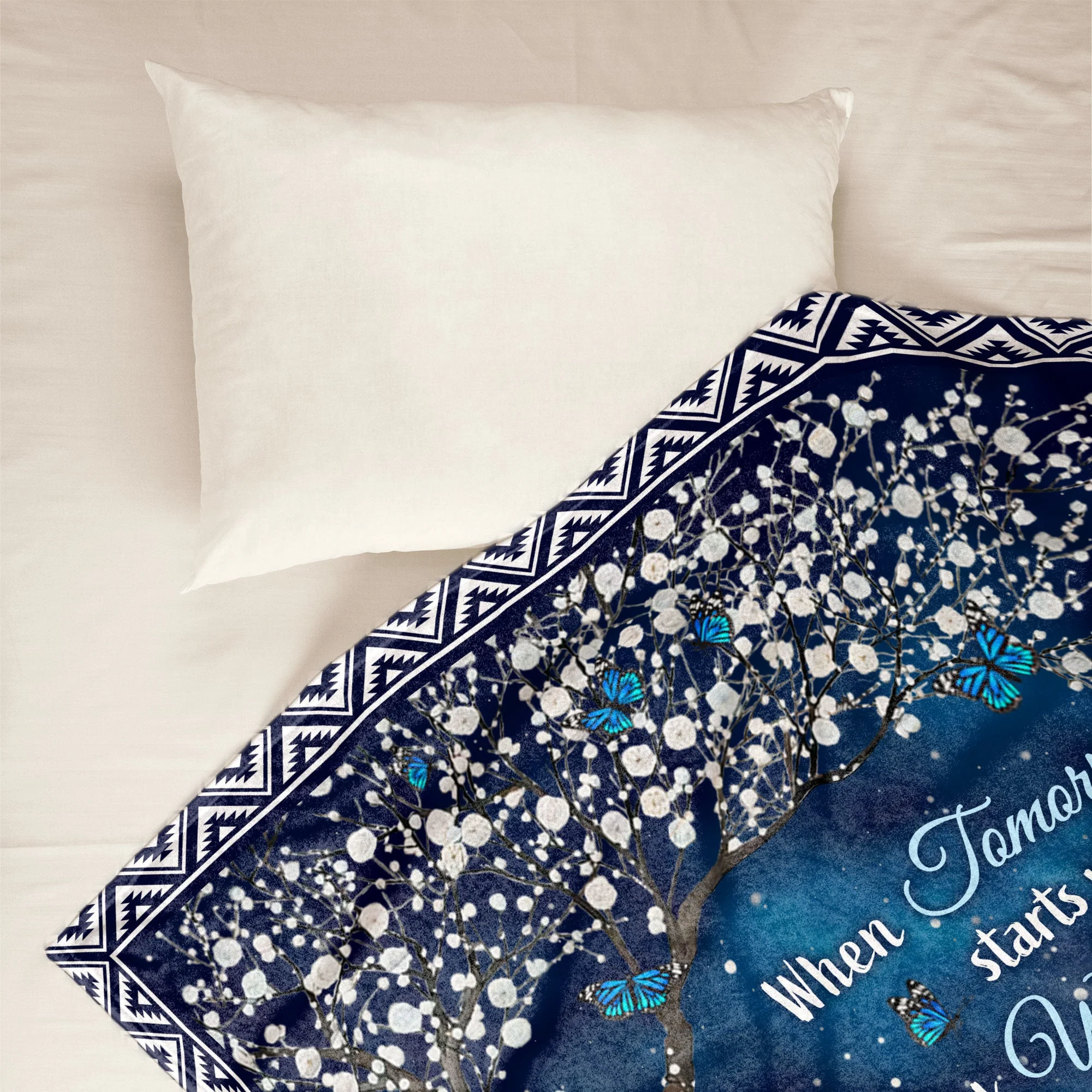 I'm Right Here In Your Heart - Personalized Memory Blanket - Image 2