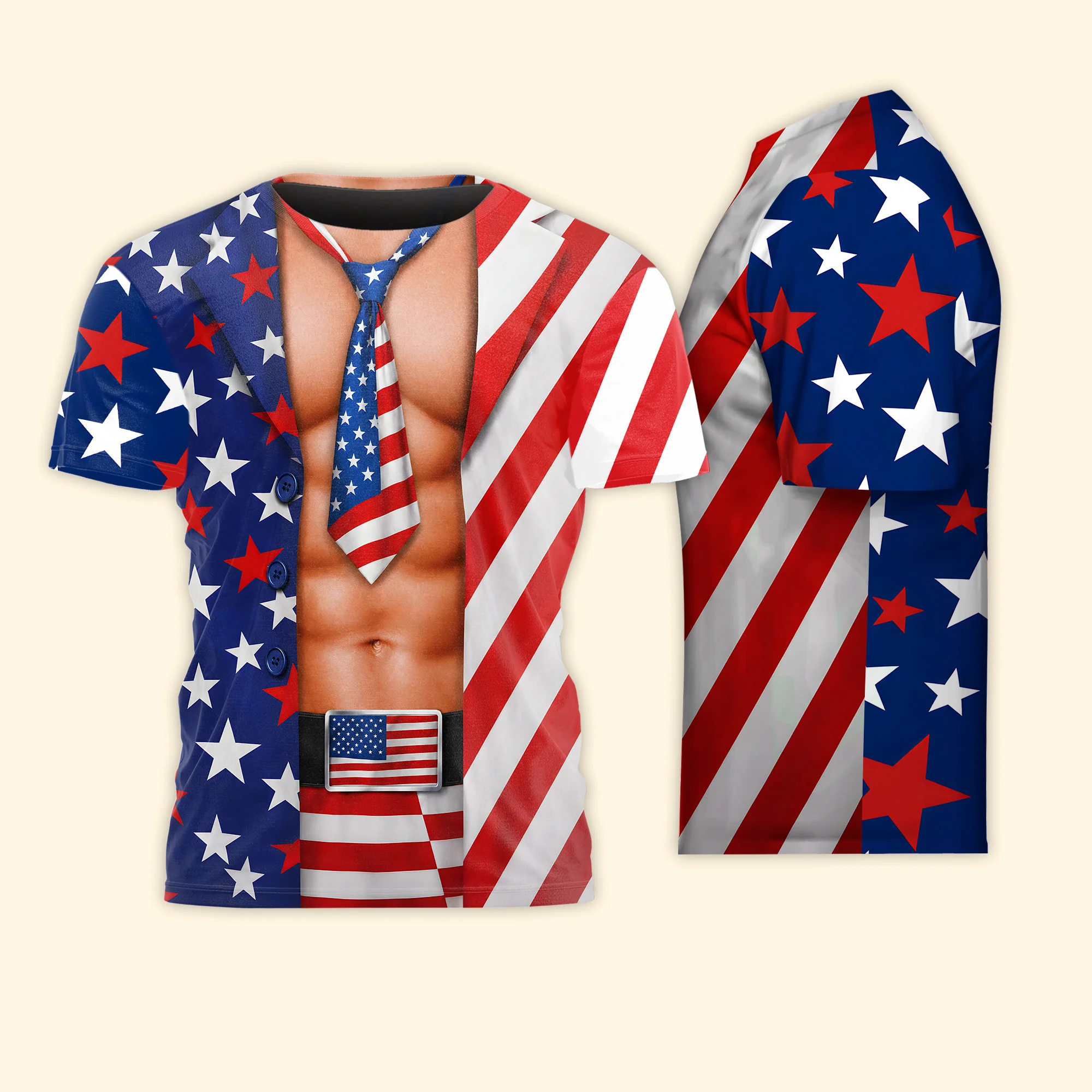Independence Day Party Shirts Funny 4Th Of July For Men Women, Usa Flag - Personalized Shirt - Image 4