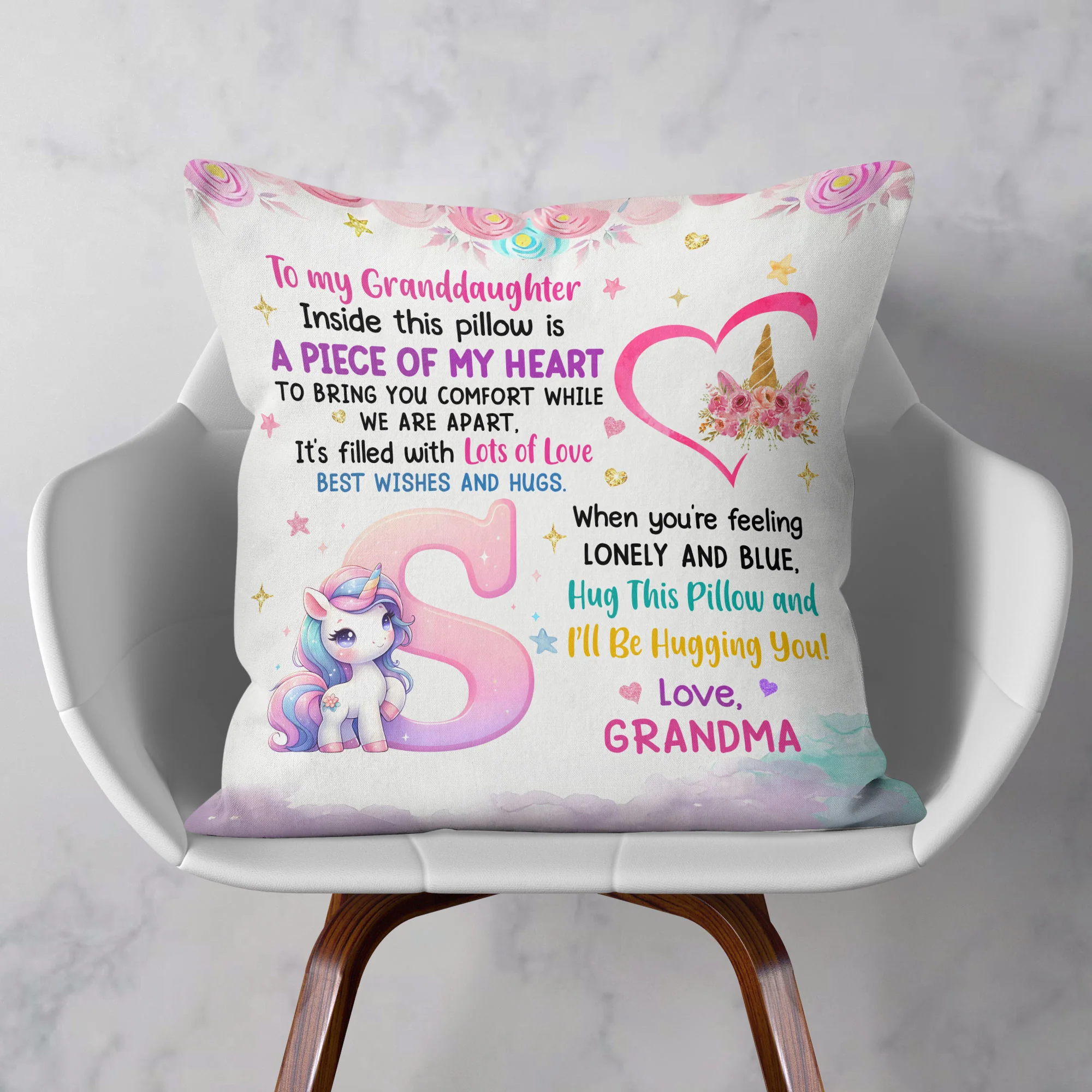Inside This Pillow Is A Piece Of My Heart - Personalized Pillow (Insert Included) - Image 5