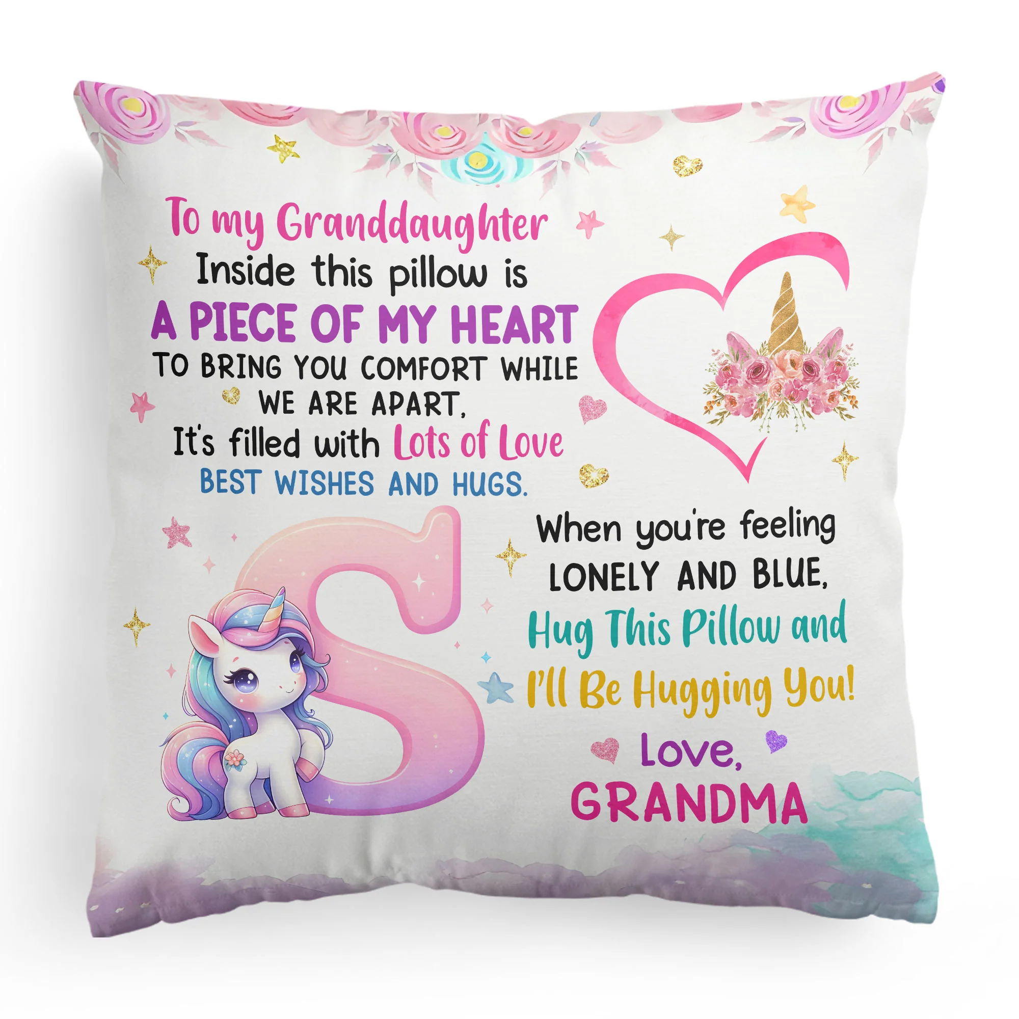 Inside This Pillow Is A Piece Of My Heart - Personalized Pillow (Insert Included) - Image 7