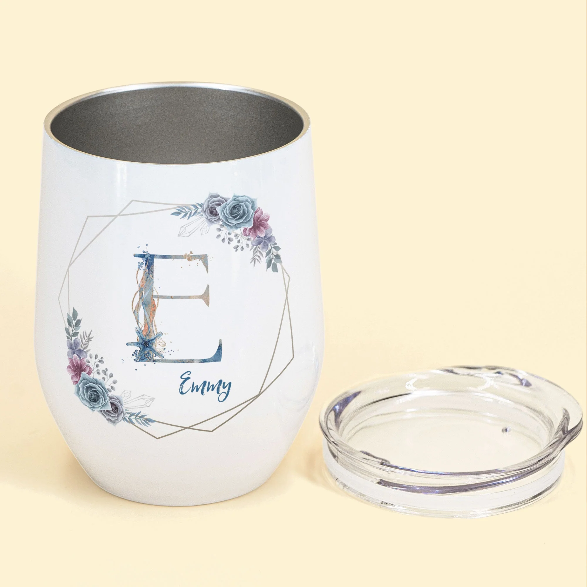 Instant Mermaid Just Add Wine - Personalized Wine Tumbler - Birthday Gift For Mermaid Lovers, Wine Lovers, Girls - Image 3