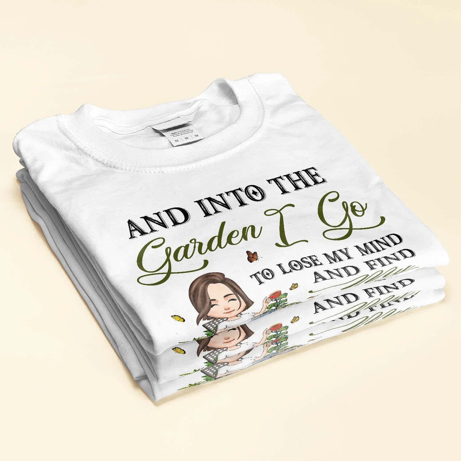 Into The Garden I Go To Lose My Mind - Personalized Shirt - Birthday, Funny Gift For Her, Woman, Girl, Gardening Lover - Image 2