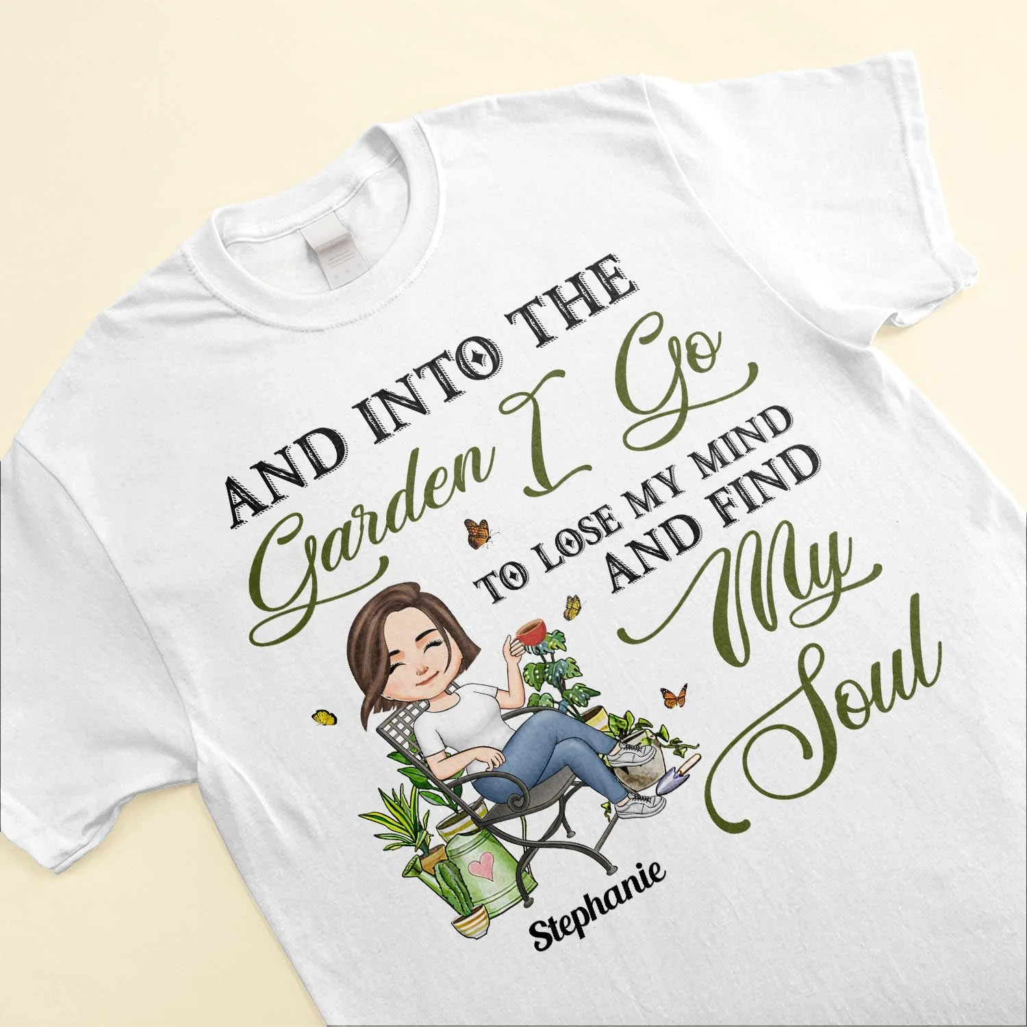 Into The Garden I Go To Lose My Mind - Personalized Shirt - Birthday, Funny Gift For Her, Woman, Girl, Gardening Lover - Image 3