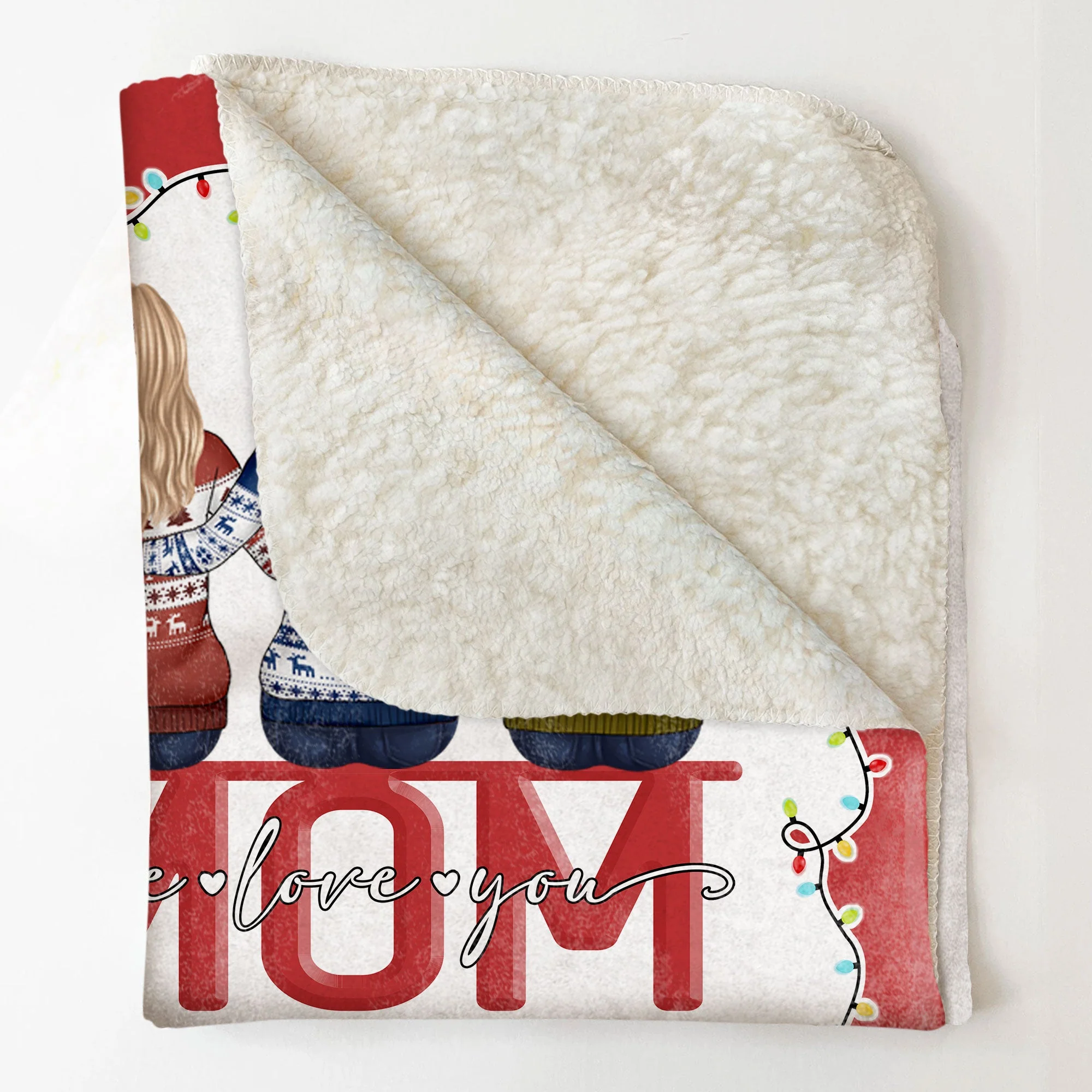 It Reminds You How Much We Love You. - Personalized Blanket - Image 4