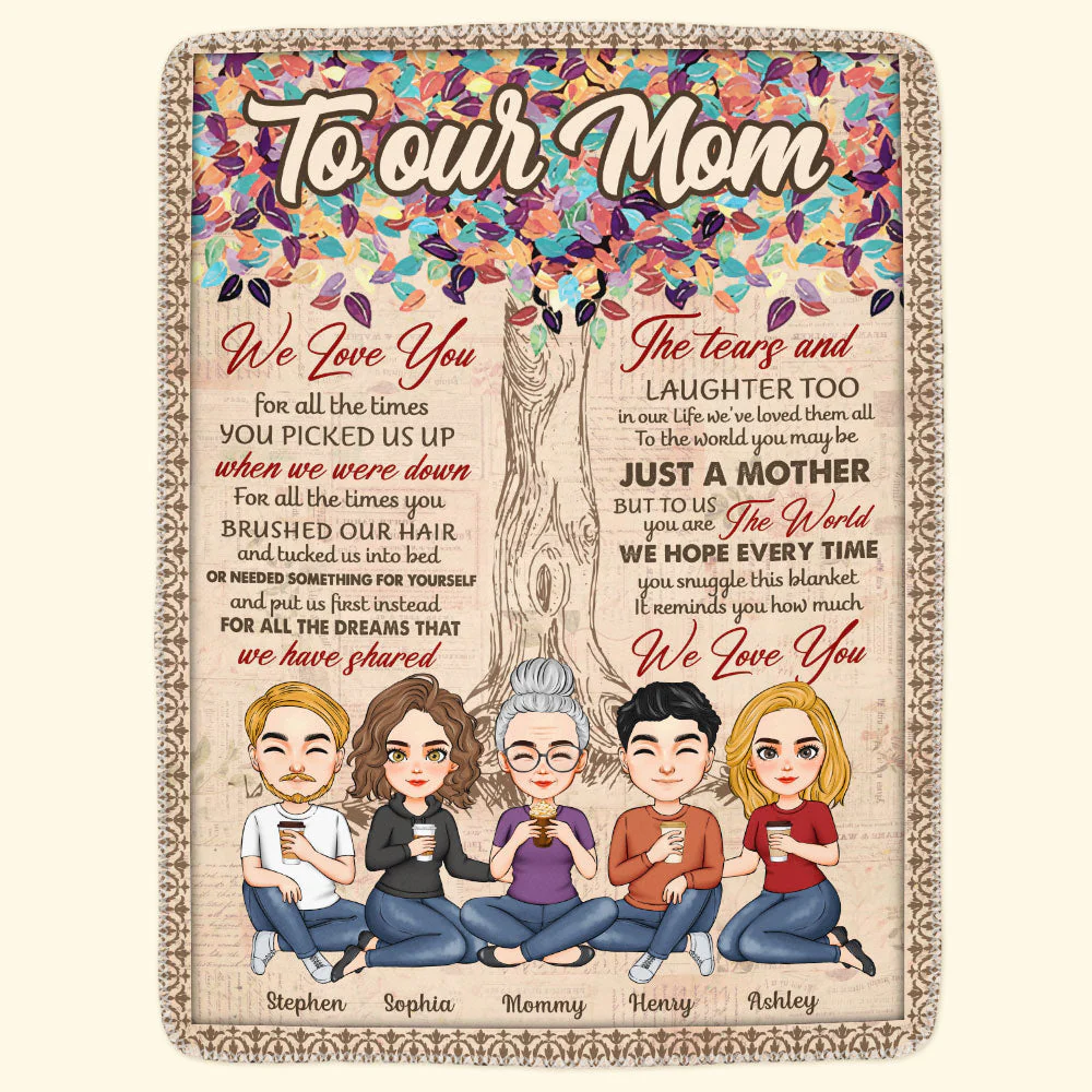 It Reminds You How Much We Love You - Personalized Blanket - Image 3