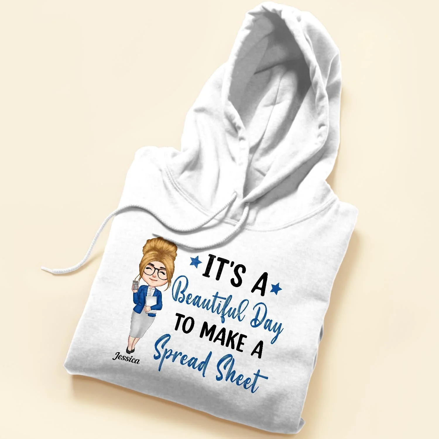 It's A Beautiful Day To Make A Spread Sheet - Personalized Shirt - Birthday, Funny Gift For Accountant - Image 5