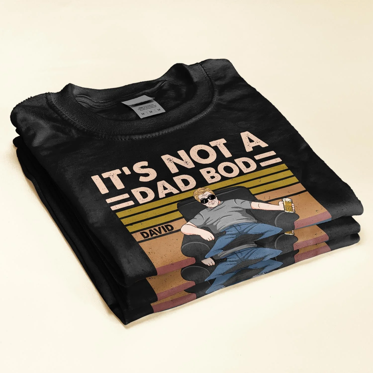 It'S A Father Figure - Personalized Shirt - Birthday, Father's Day ,Funny Gift For Dad, Father, Grandpa, Husband - Image 2