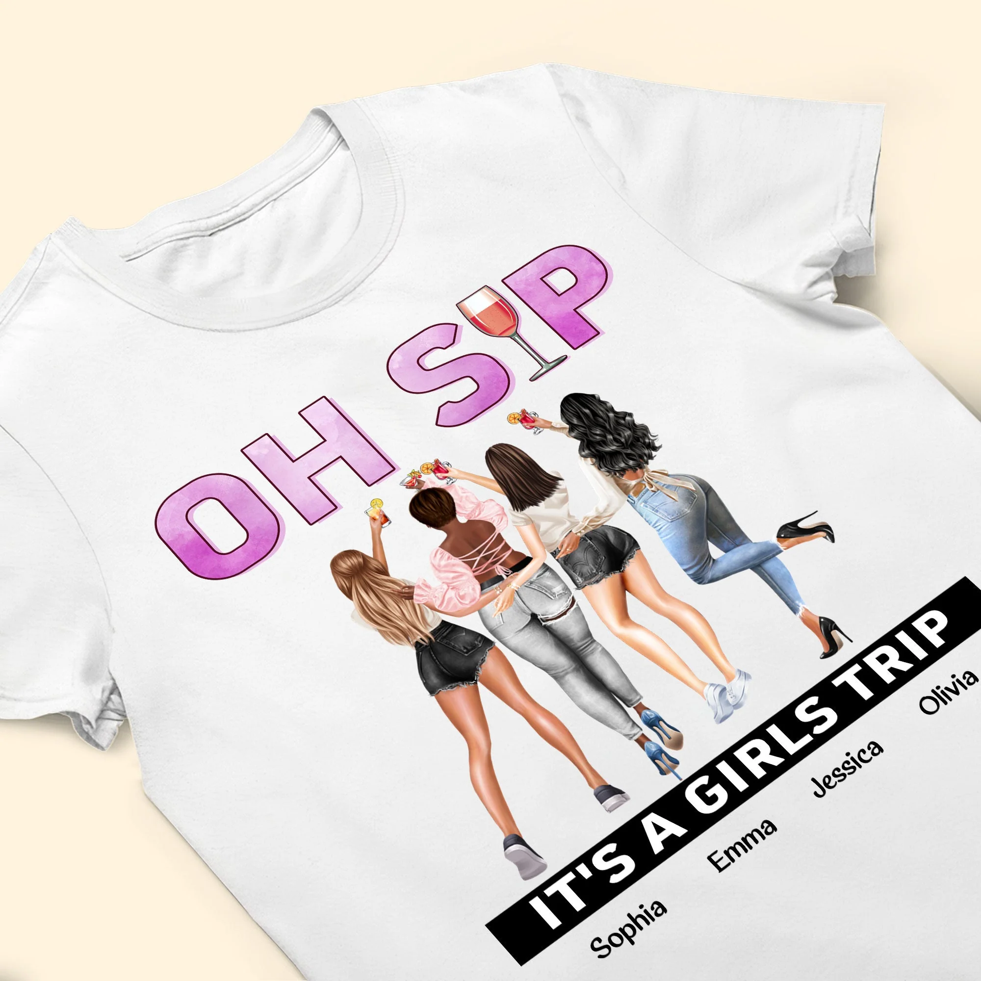 It's A Girls Trip - Personalized Shirt - Image 3