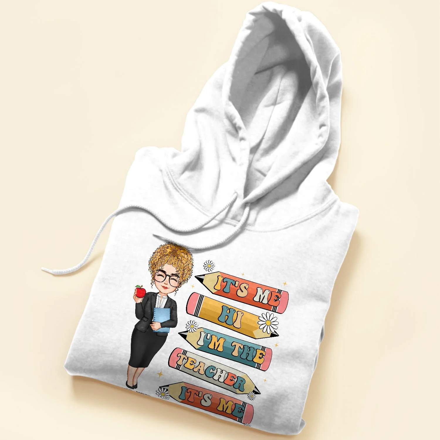 Its Me Hi Im The Teacher Its Me - Personalized Shirt - Image 5