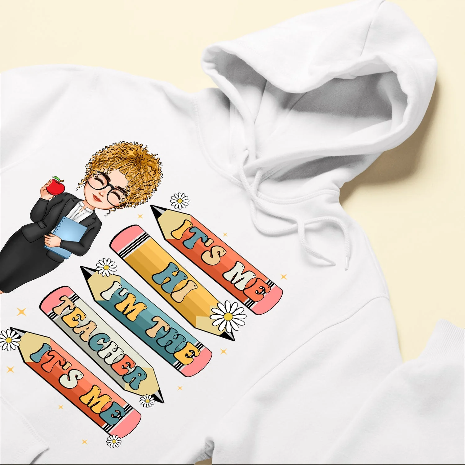 Its Me Hi Im The Teacher Its Me - Personalized Shirt - Image 6