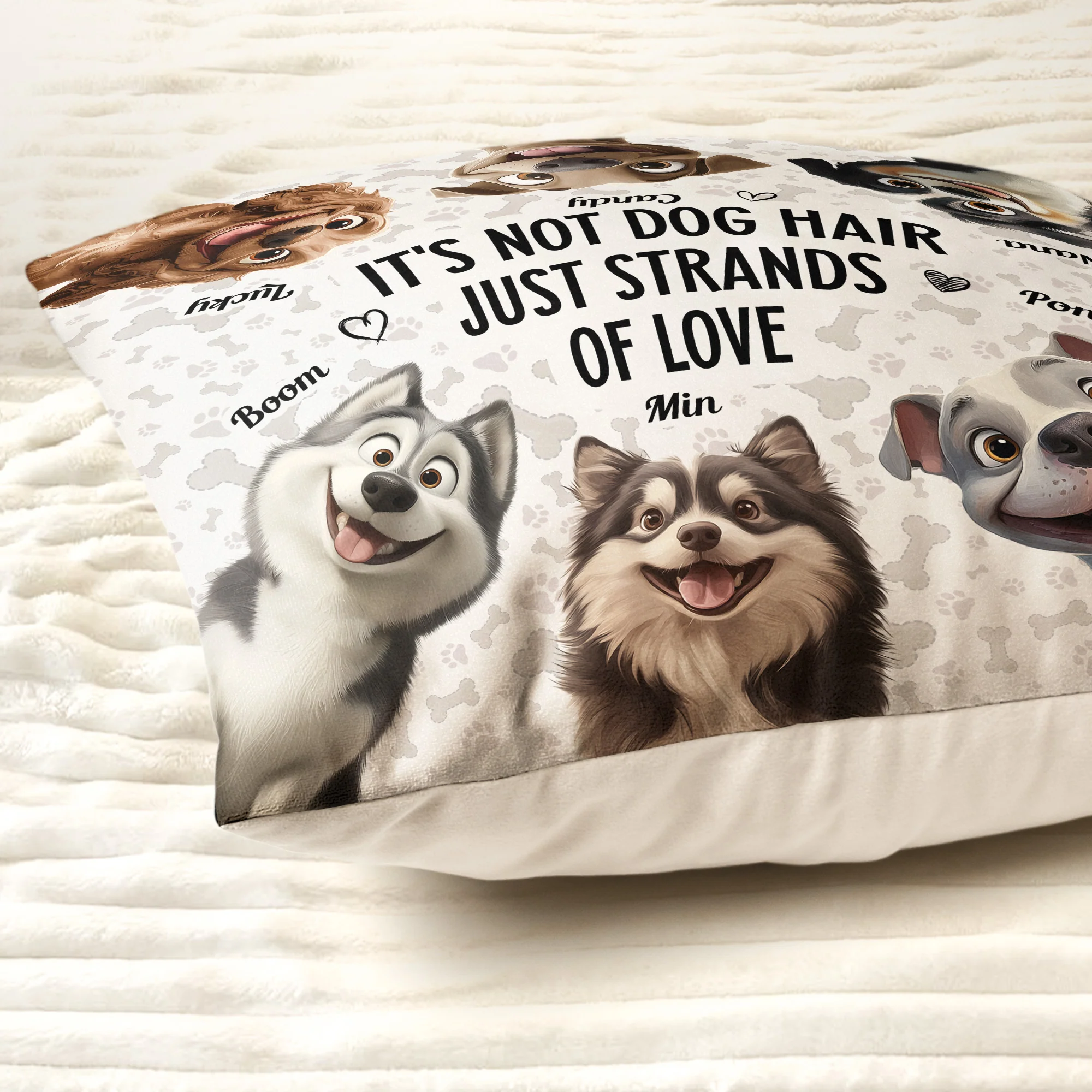 It's Not Dog Hair Just Strands Of Love - Personalized Pillow (Insert Included) - Image 2
