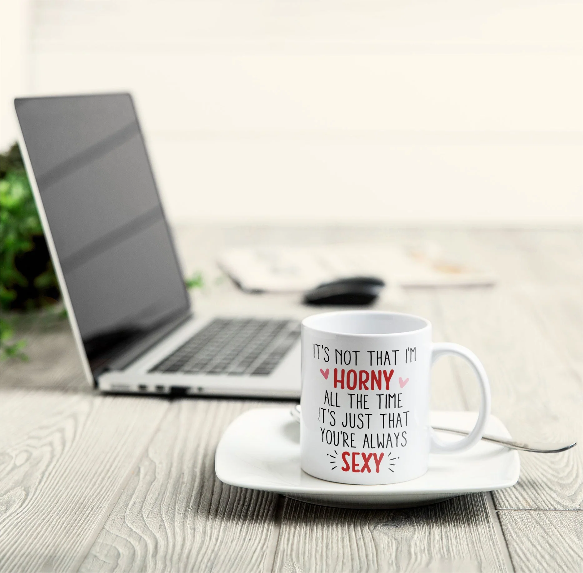 It's Not That I'm Horny All The Time - Personalized Mug - Anniversary Gifts For Her, Wife, Girlfriend - Image 4