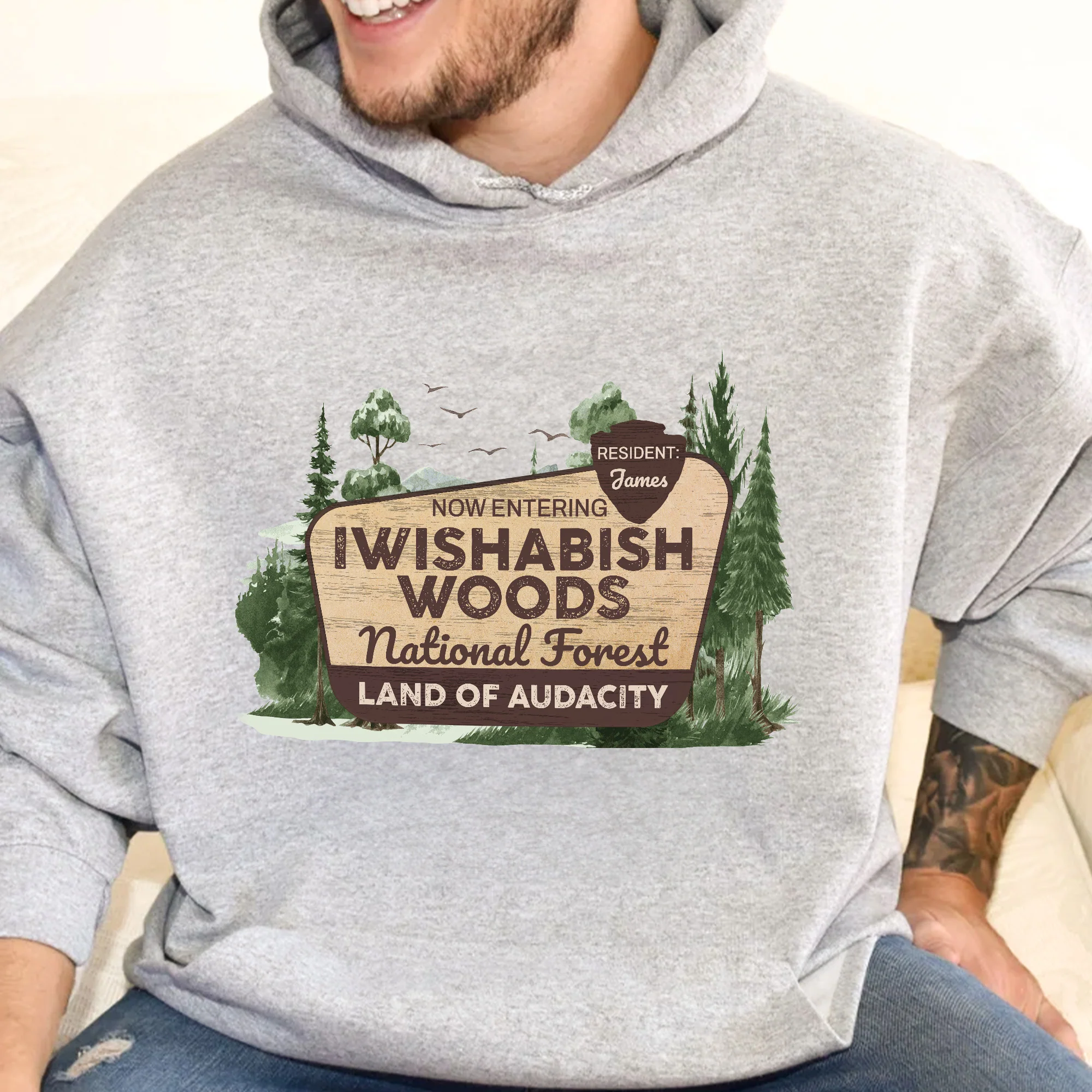 Iwishabish Woods National Forest - Personalized Shirt - Image 5