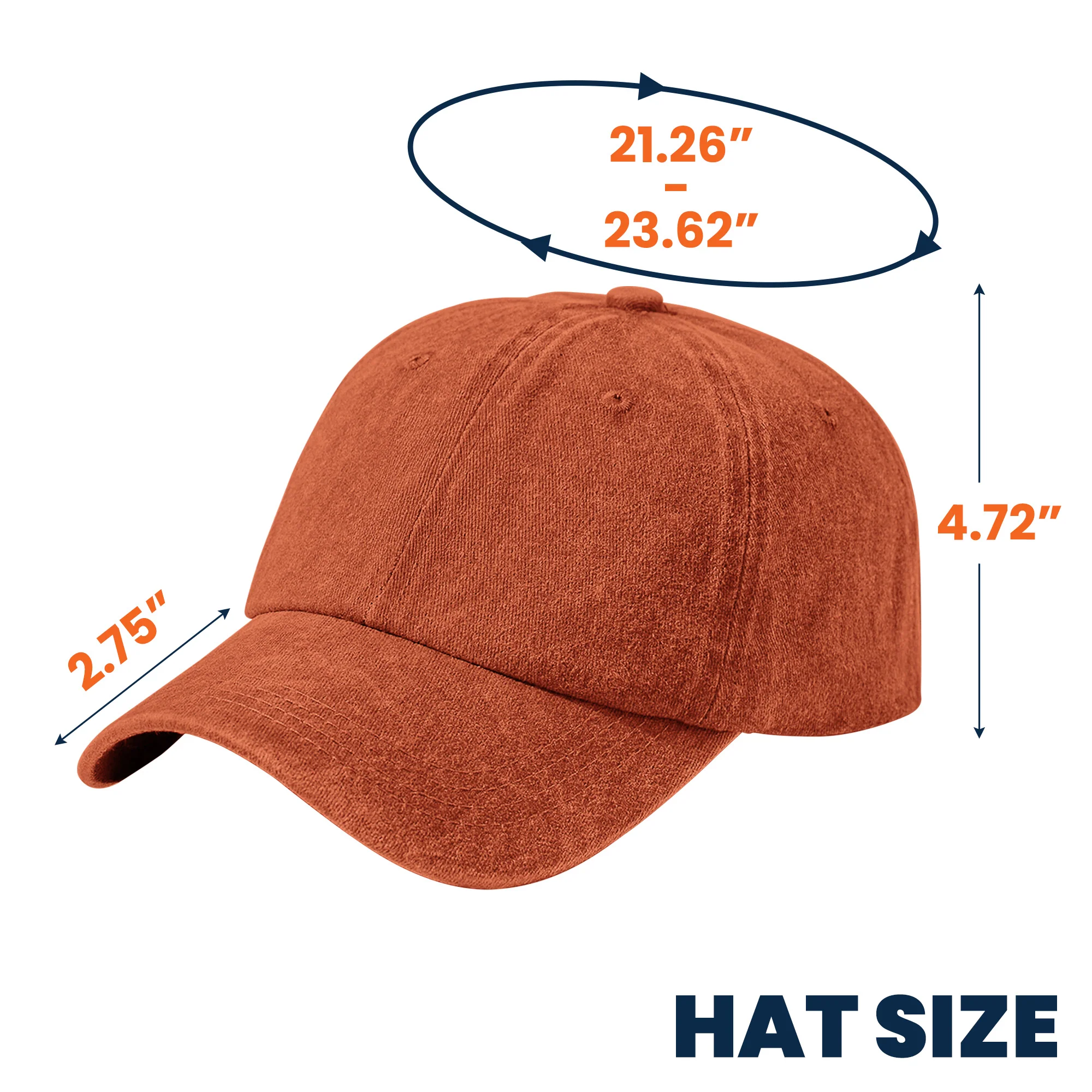 Jack-O'-Lantern Pumpkin Scary Halloween - Personalized Distressed Denim Cap - Image 8