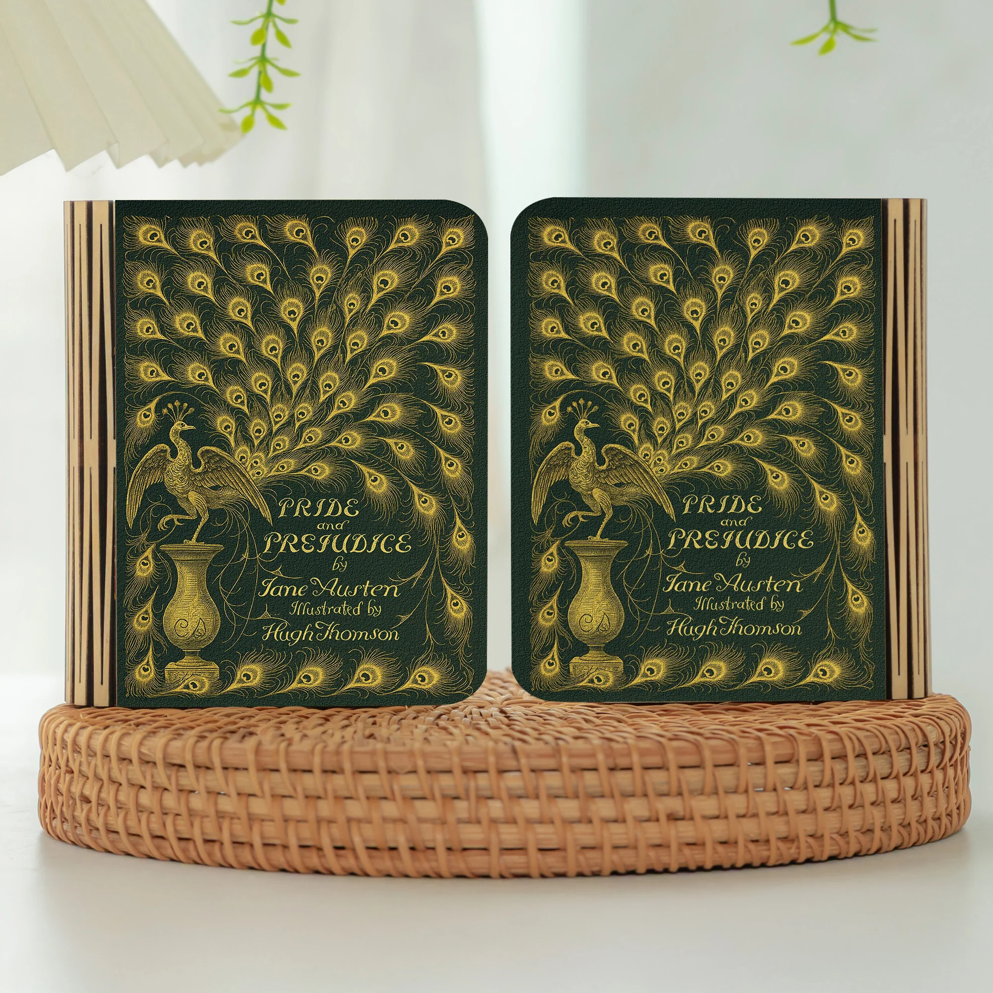 Jane Austen Old Book Cover - Personalized Book Lamp - Image 2