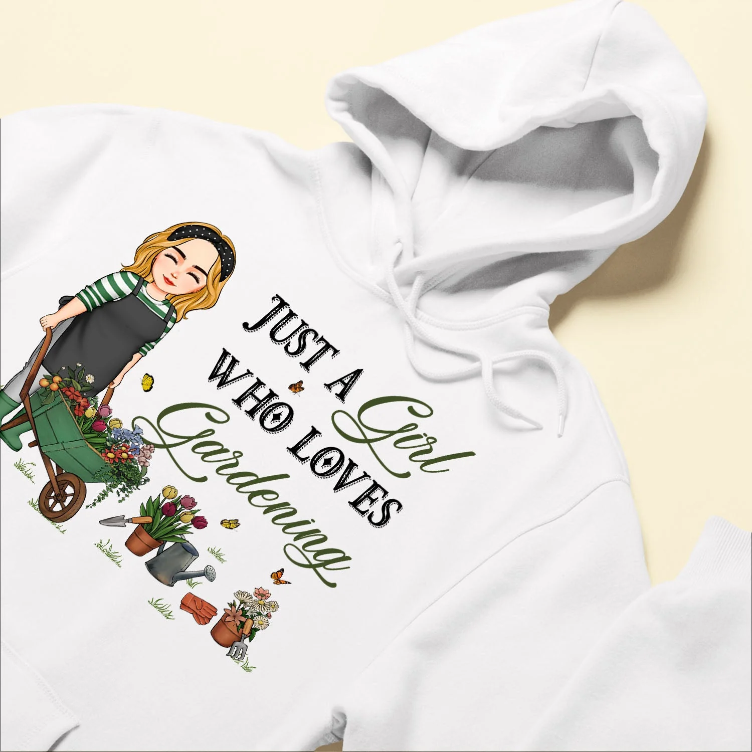 Just A Girl Who Loves Gardening - Personalized Shirt - Image 6