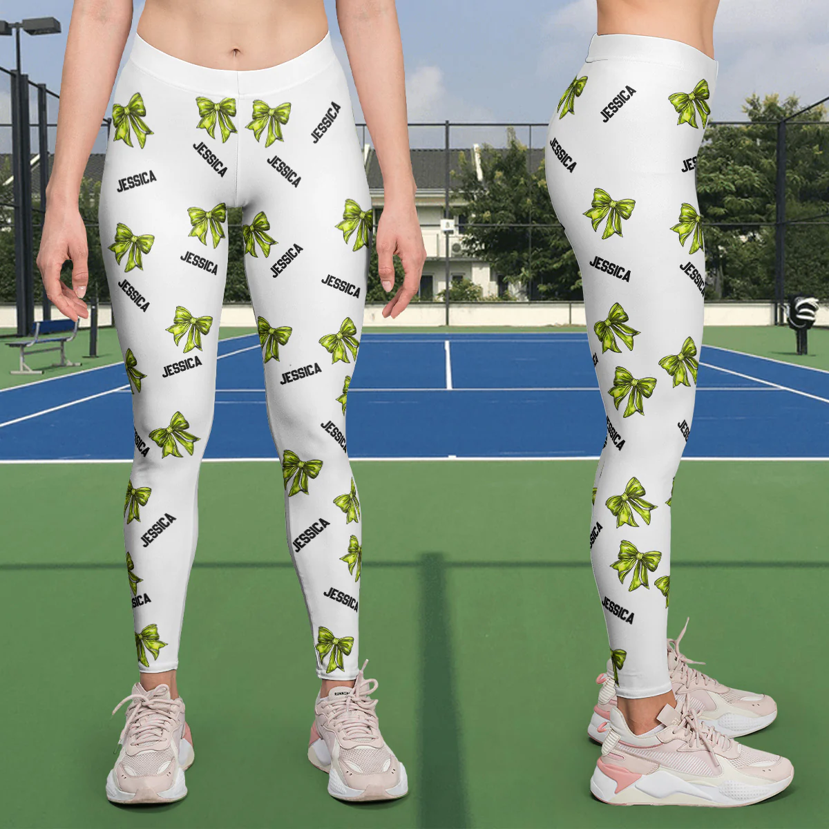 Just A Girl Who Loves Tennis - Personalized Leggings - Image 3