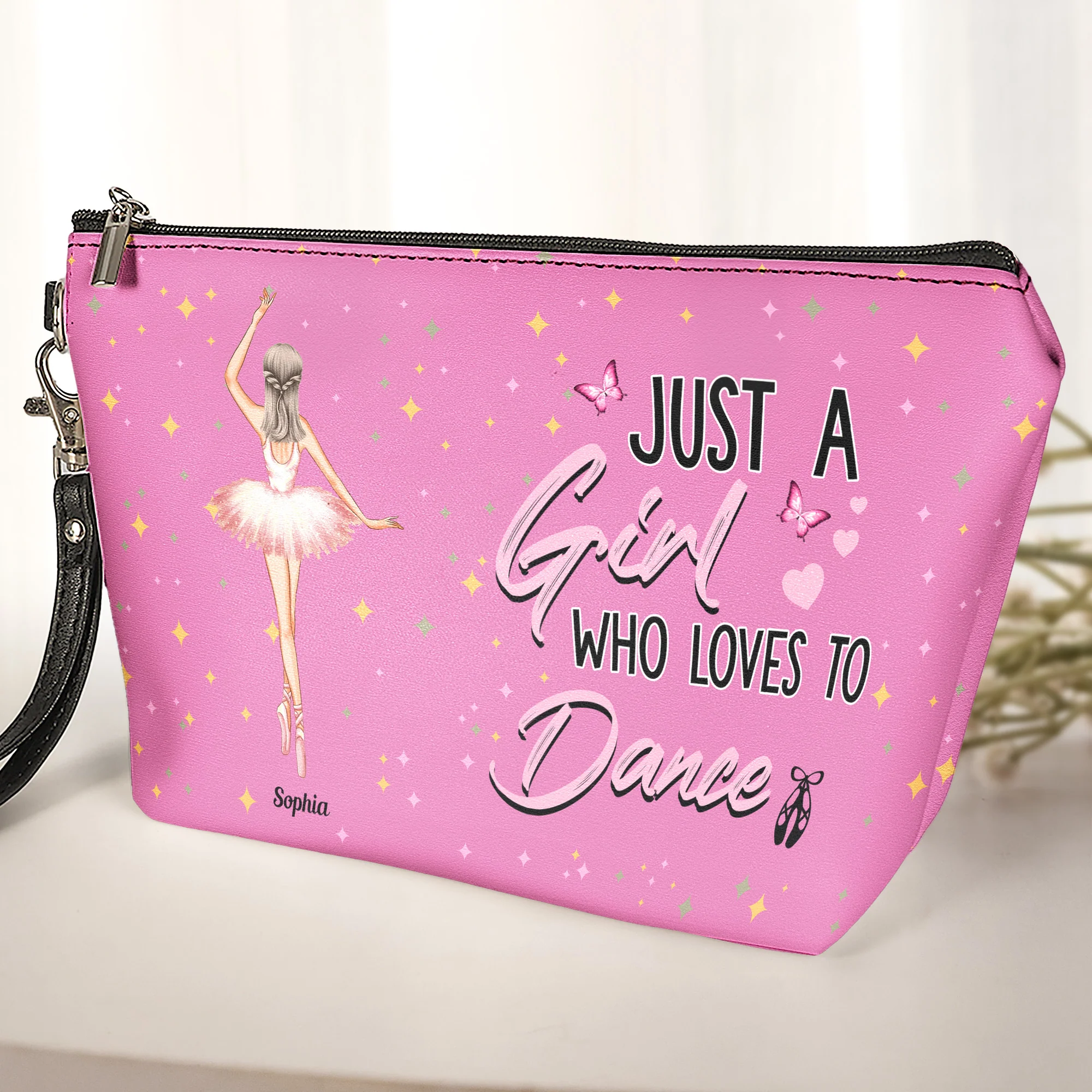 Just A Girl Who Loves To Dance - Personalized Cosmetic Bag - Image 2