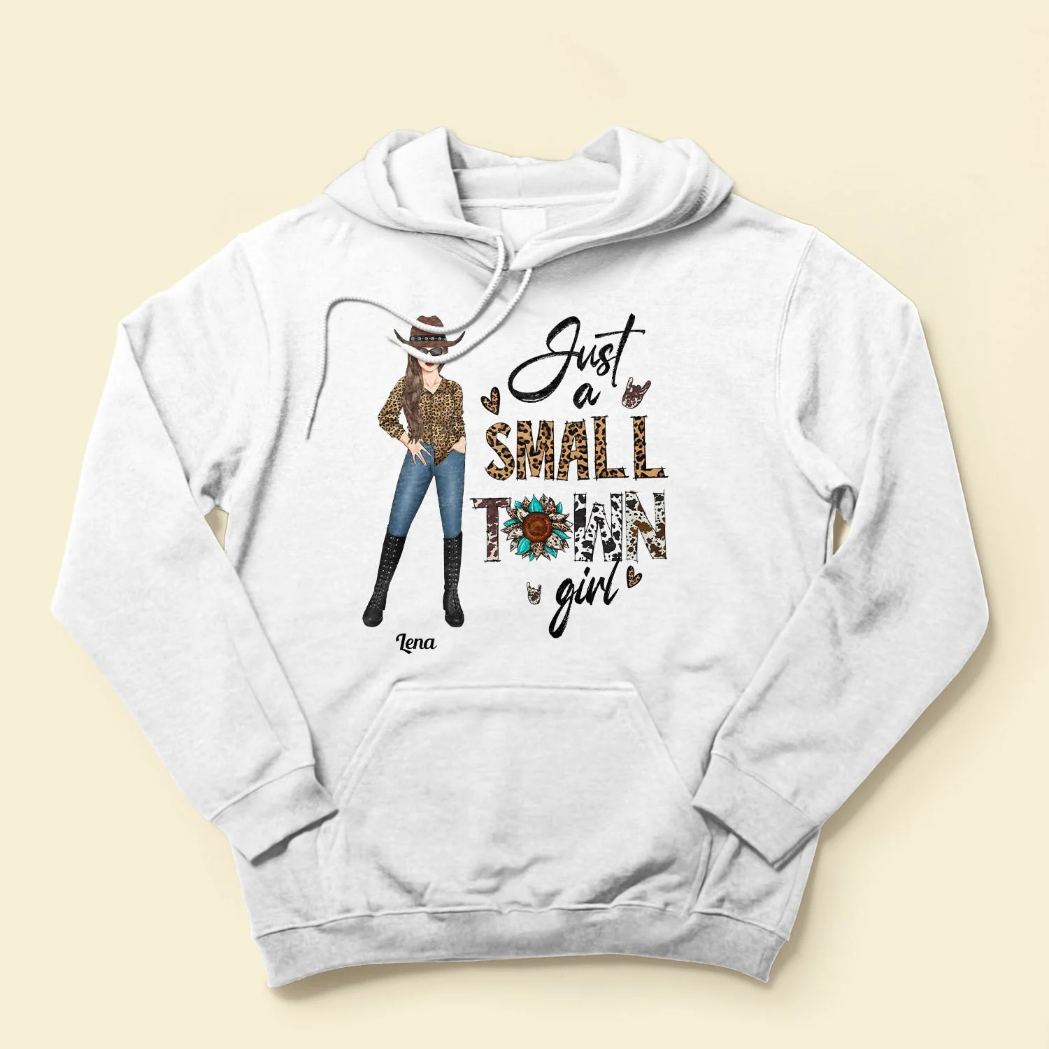 Just A Small Town Girl - Personalized Shirt - Birthday Gift For Country Girl, Cowgirl - Image 4