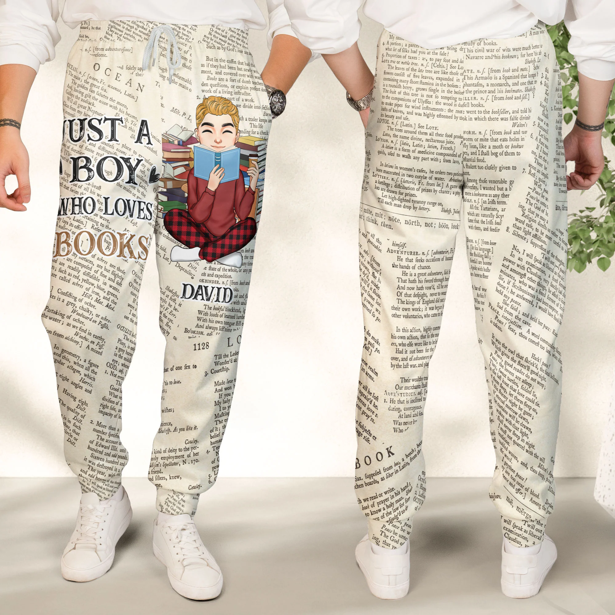 Just One More Chapter - Personalized Sweatpants - Image 3