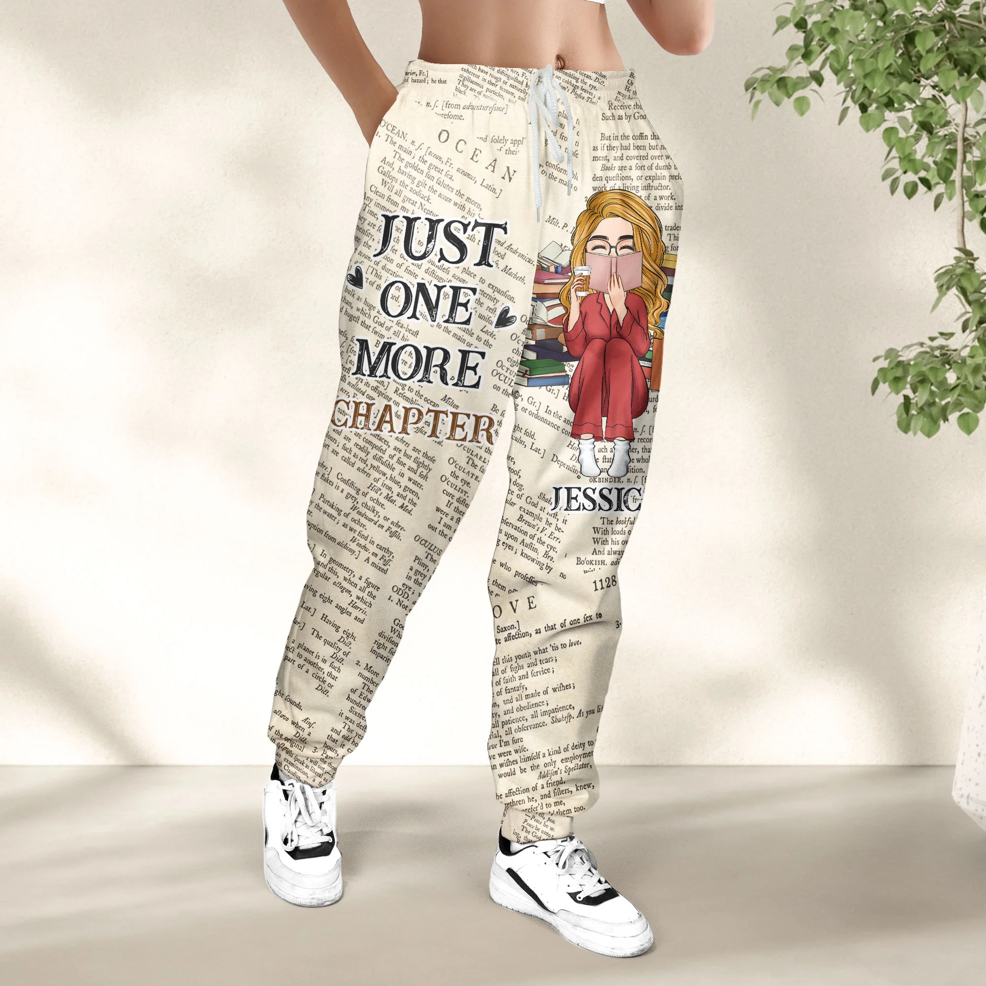 Just One More Chapter - Personalized Sweatpants - Image 5