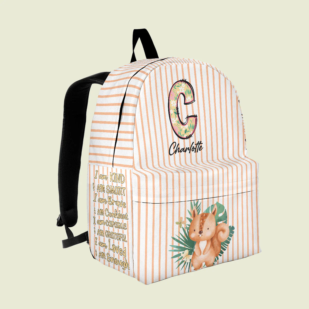 Kid Affirmation - Personalized Kid Backpack - Image 2
