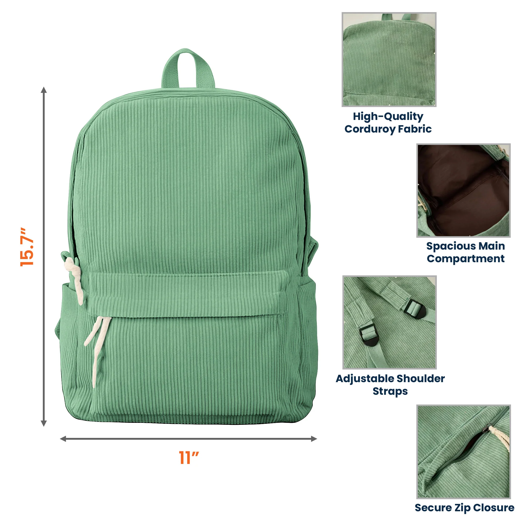 Kid Cartoon Dinosaurus & Vehicles - Personalized Backpack - Image 5