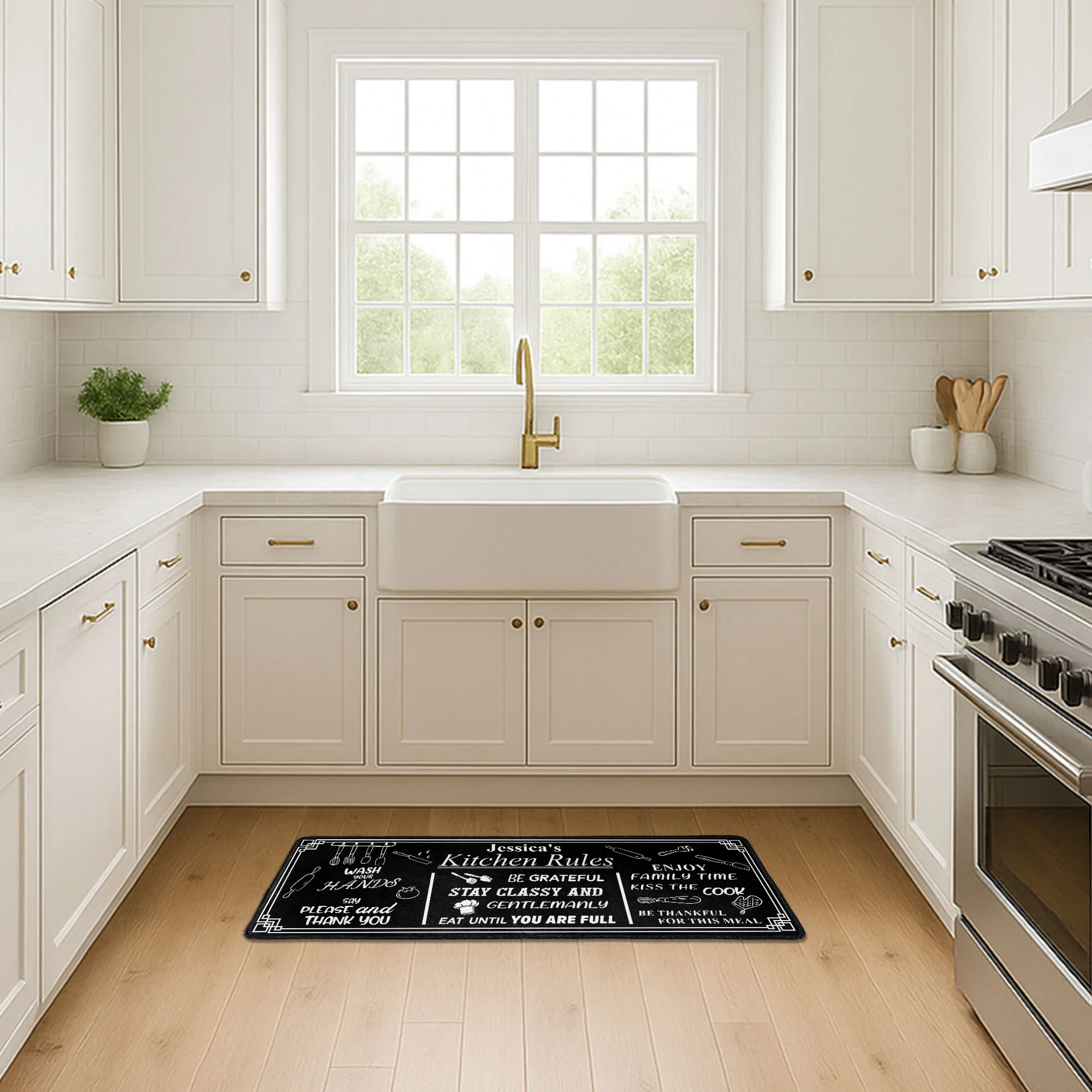 Kitchen Rules - Personalized Runner Rug - Image 4