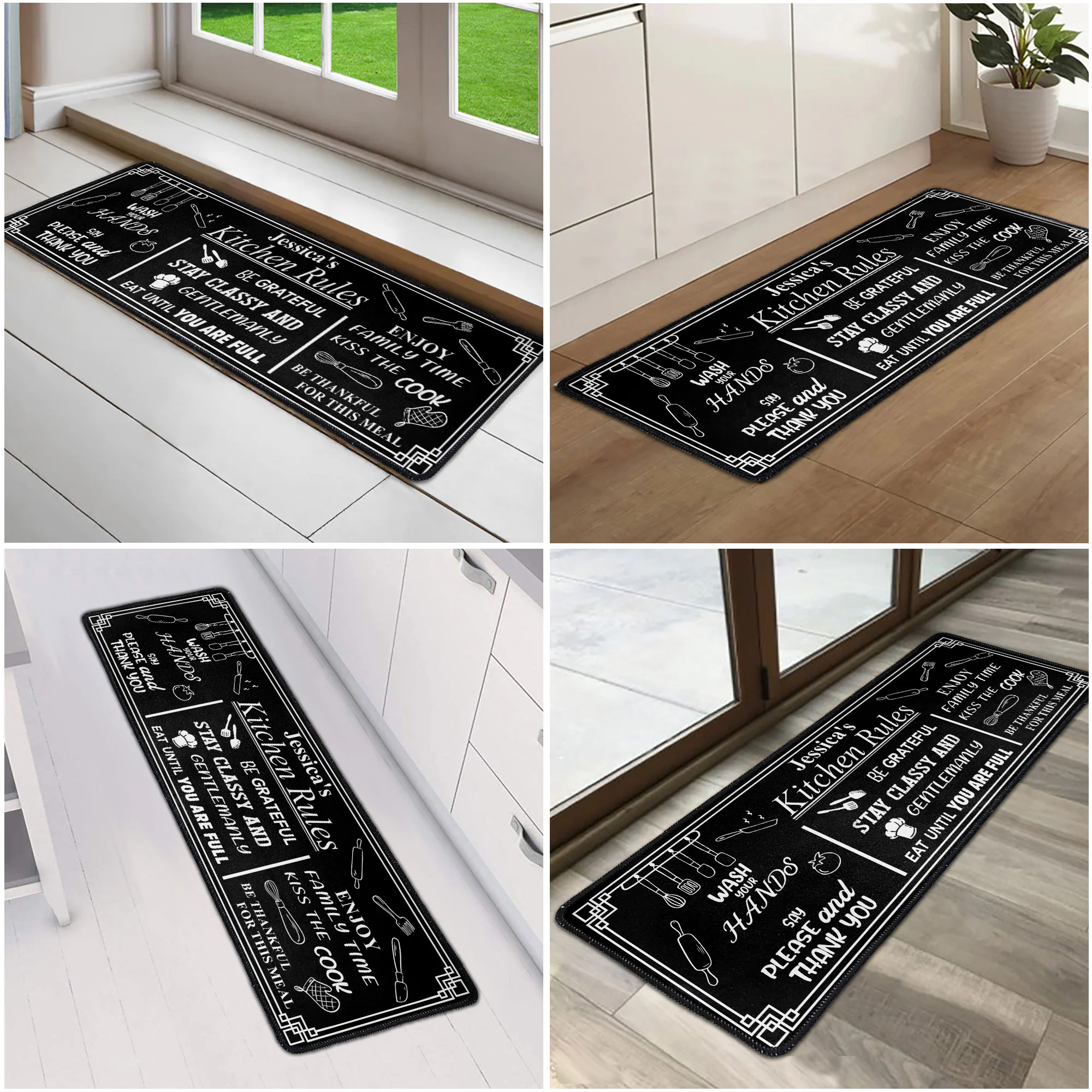 Kitchen Rules - Personalized Runner Rug - Image 6
