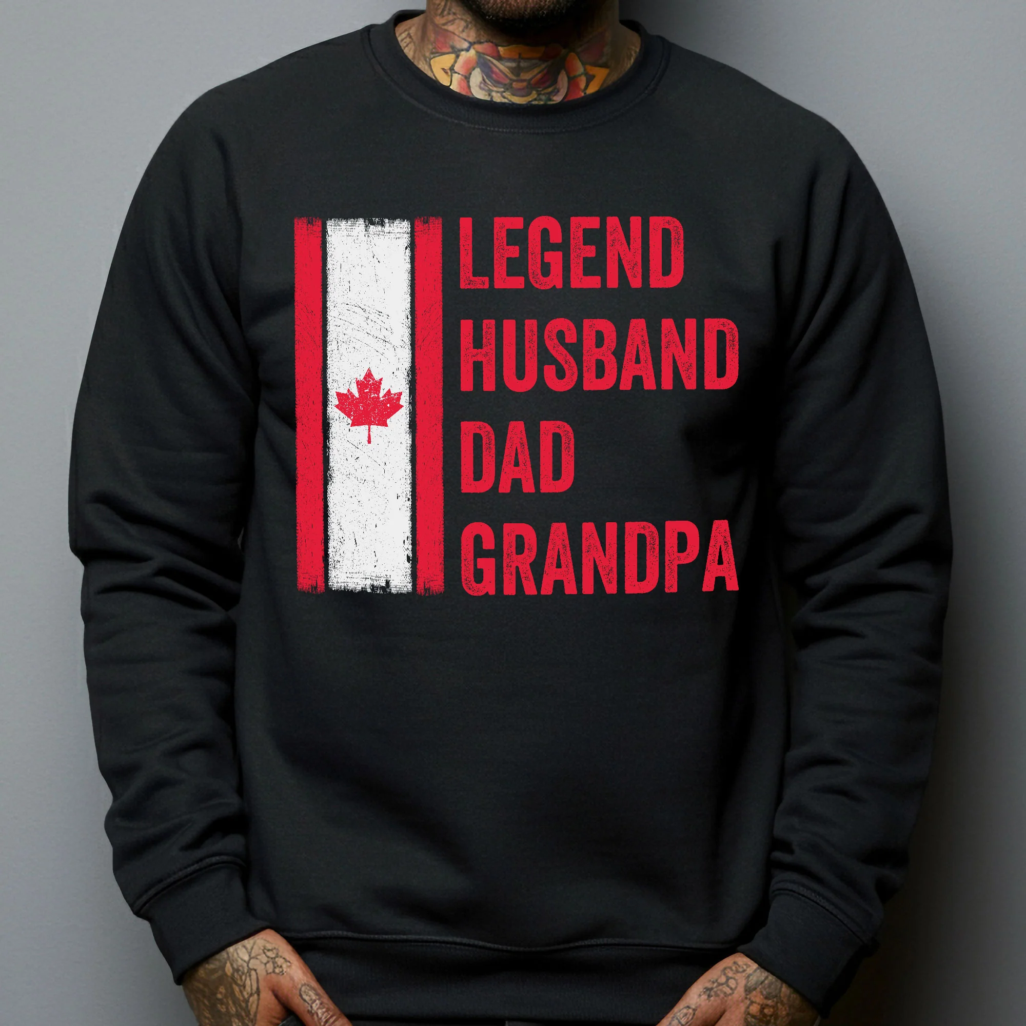 Legend, Husband, Dad And Grandpa Canada Version - Shirt - Image 4