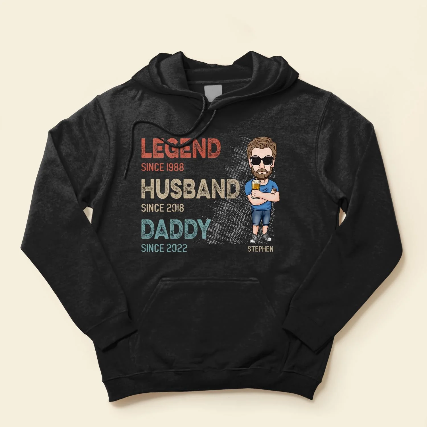 Legend Husband Daddy - Personalized Shirt - Father's Day, Birthday, Funny Gift For Dad, Father, Husband, Grandpa  - Gift From Wife, Son, Daughter, Grandson, Granddaughter - Image 4