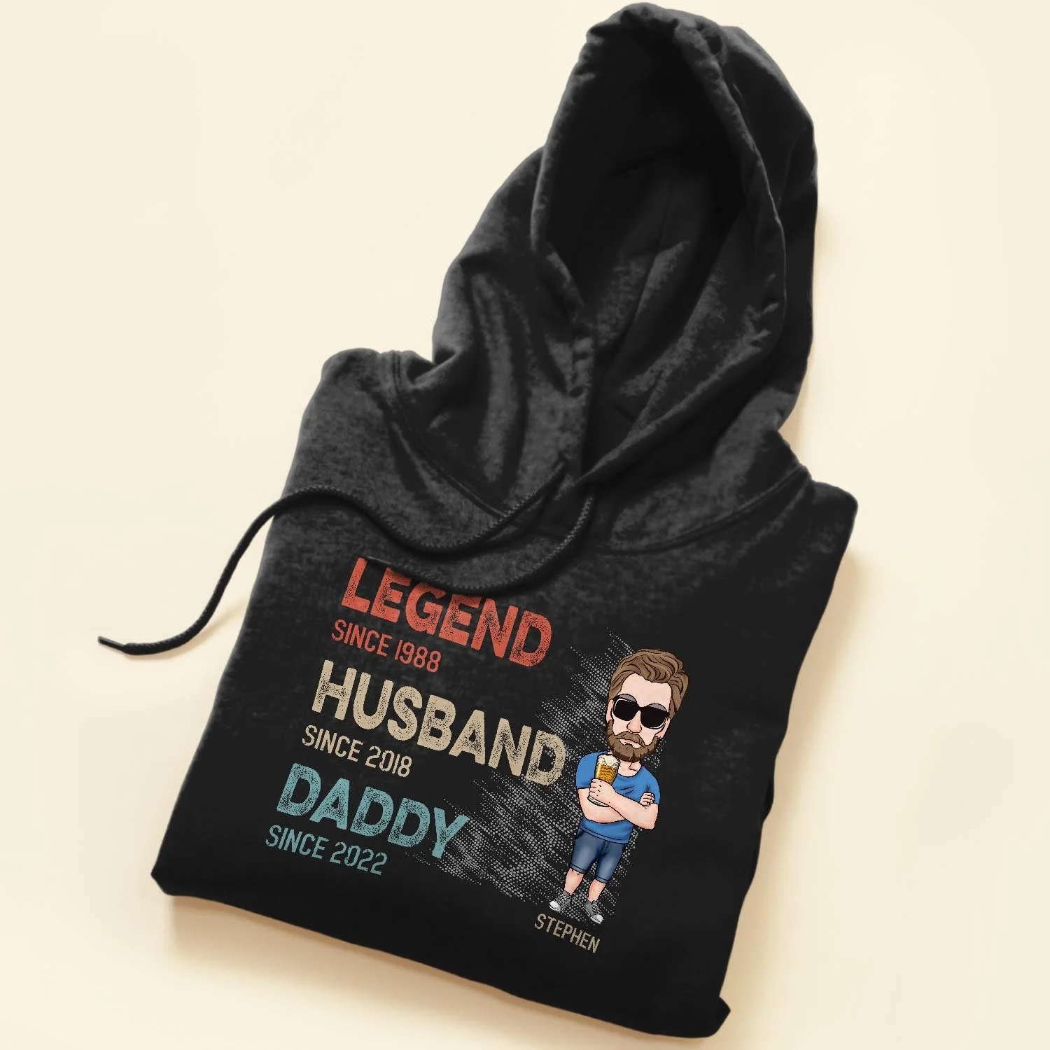 Legend Husband Daddy - Personalized Shirt - Father's Day, Birthday, Funny Gift For Dad, Father, Husband, Grandpa  - Gift From Wife, Son, Daughter, Grandson, Granddaughter - Image 5