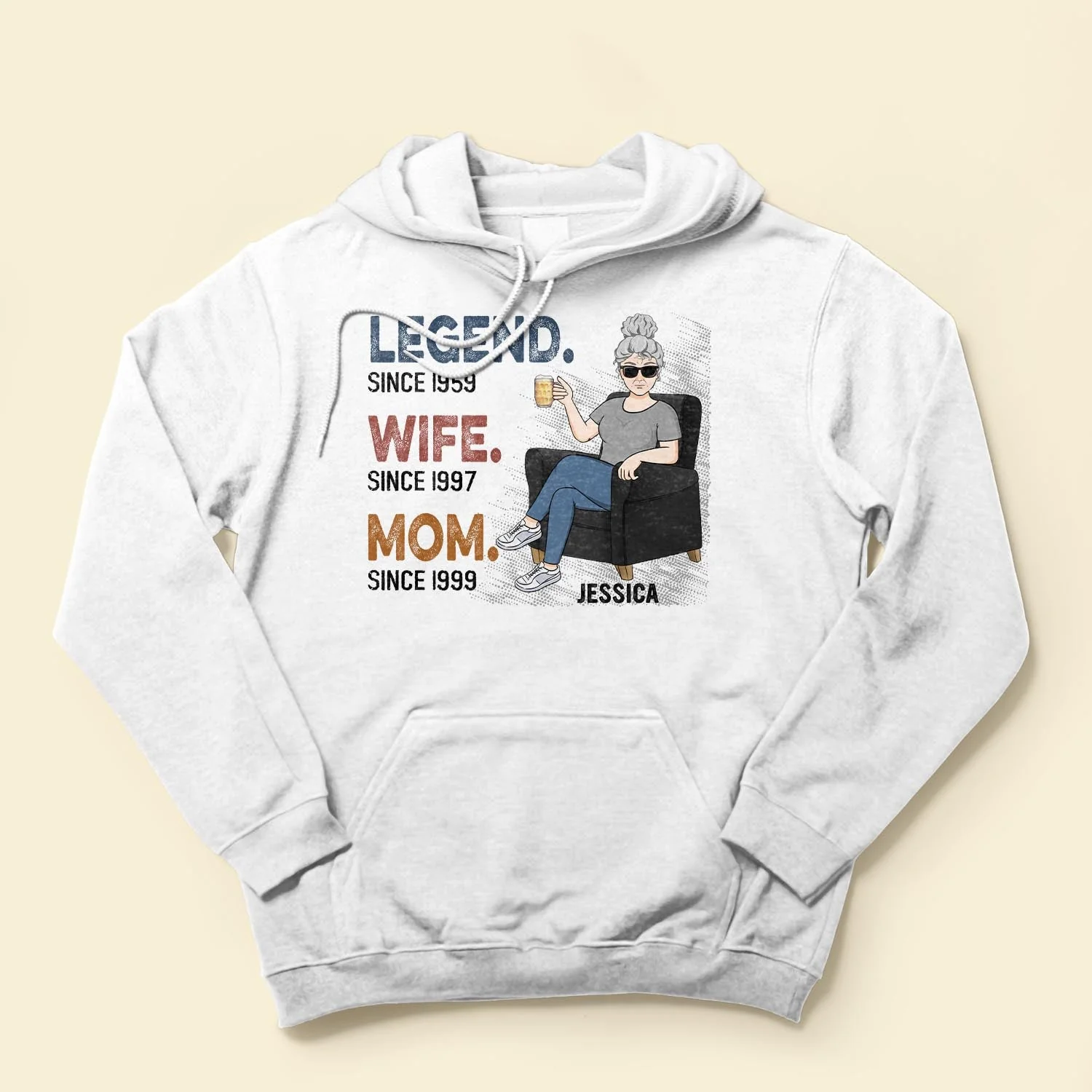 Legend Wife Mom Nana - Personalized Shirt - Birthday, Mother's Day Gift For Grandma, Nana, Mom, Gigi, Auntie - Image 4