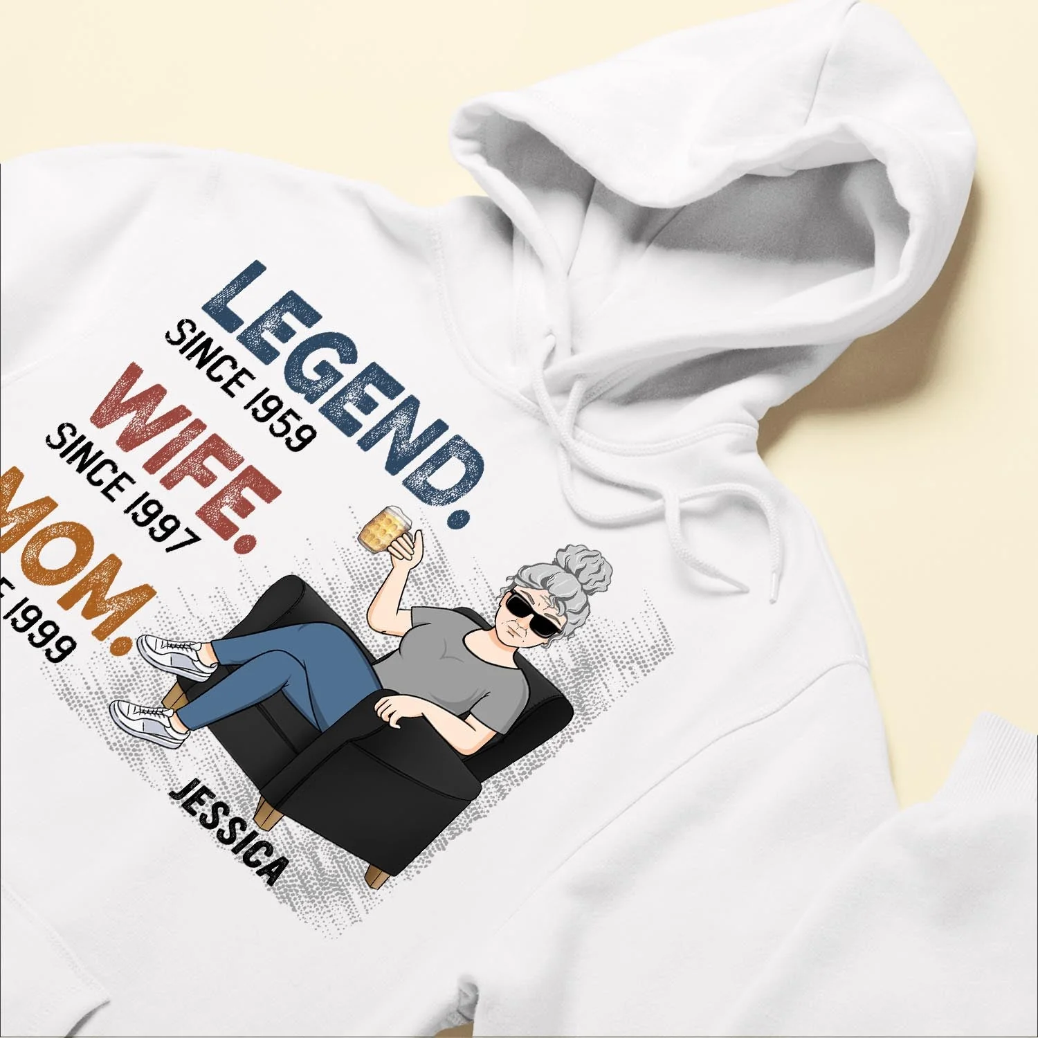 Legend Wife Mom Nana - Personalized Shirt - Birthday, Mother's Day Gift For Grandma, Nana, Mom, Gigi, Auntie - Image 6