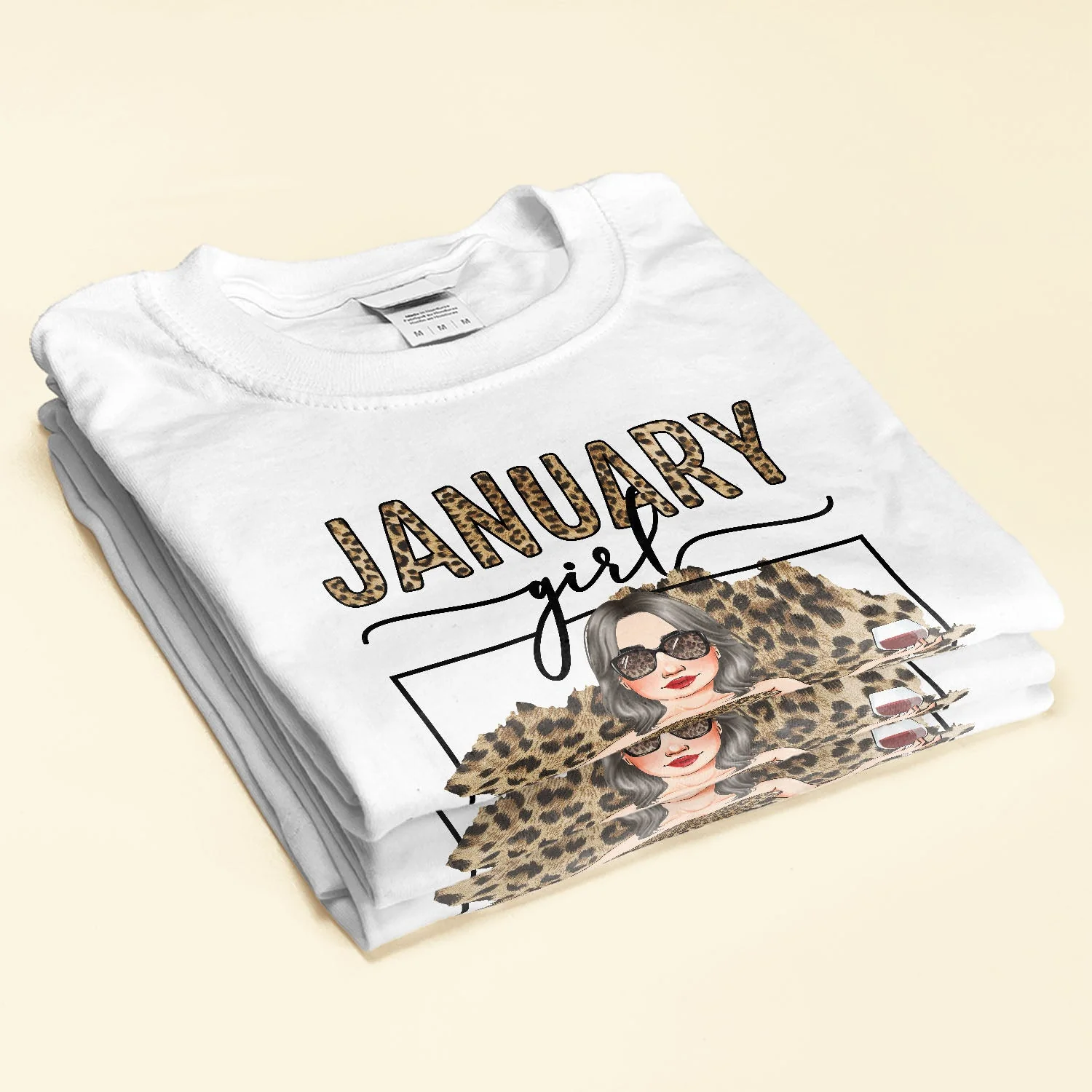 Leopard Pattern Birthday Girl  - Personalized Shirt - Birthday Gift For Woman, Girl - Image 2