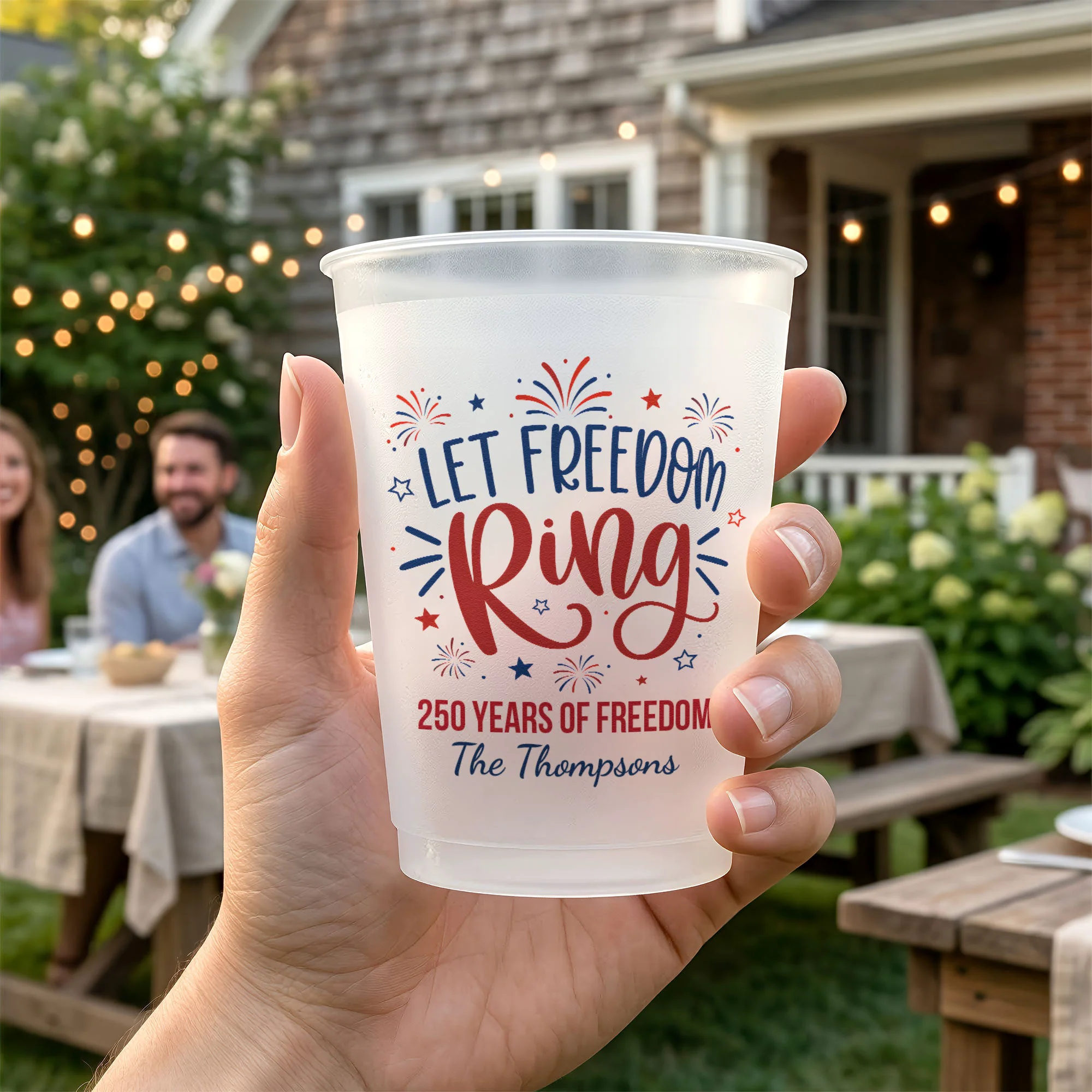 Let Freedom Ring - Personalized Cups - Image 3