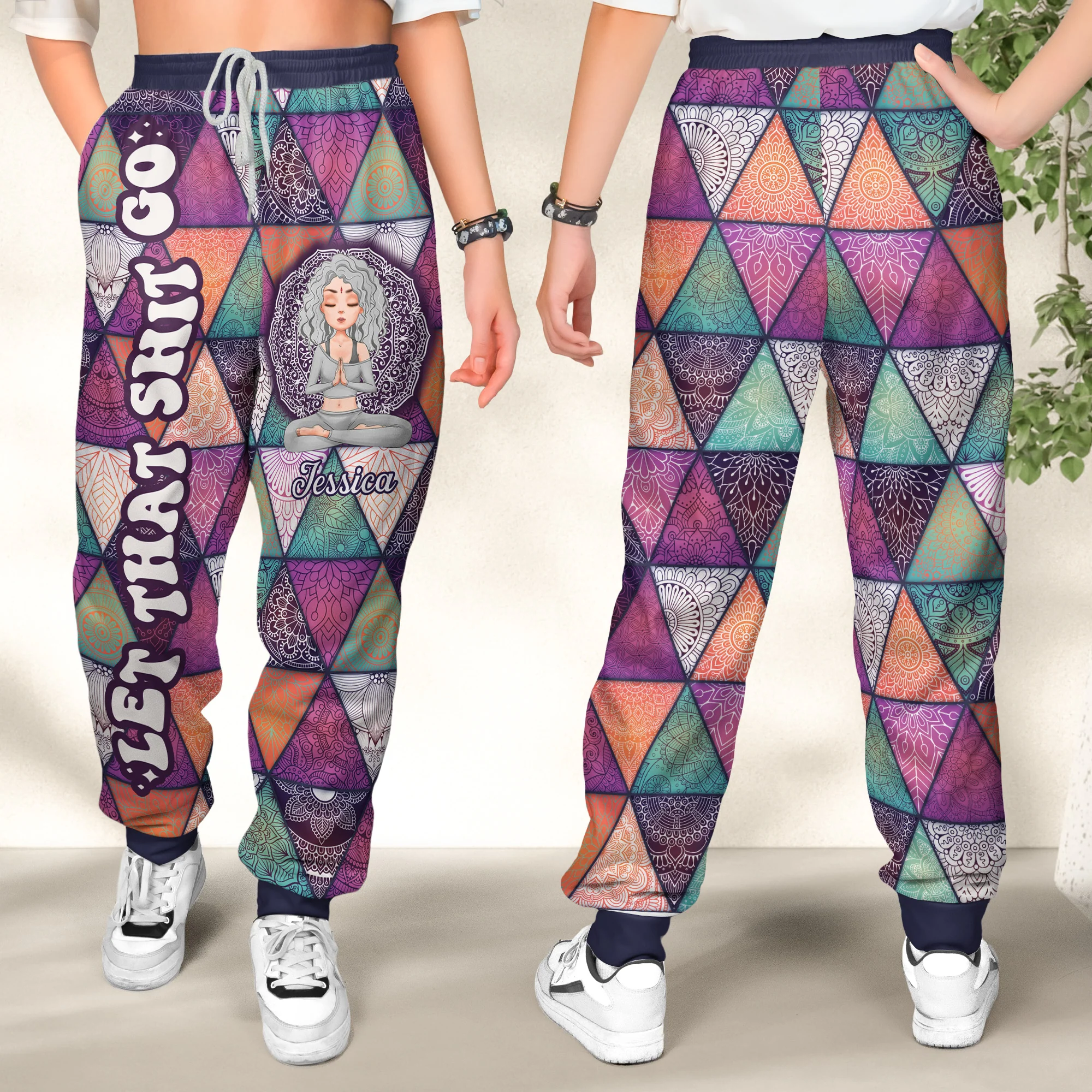 Let That Sh*t Go - Personalized Sweatpants - Image 2