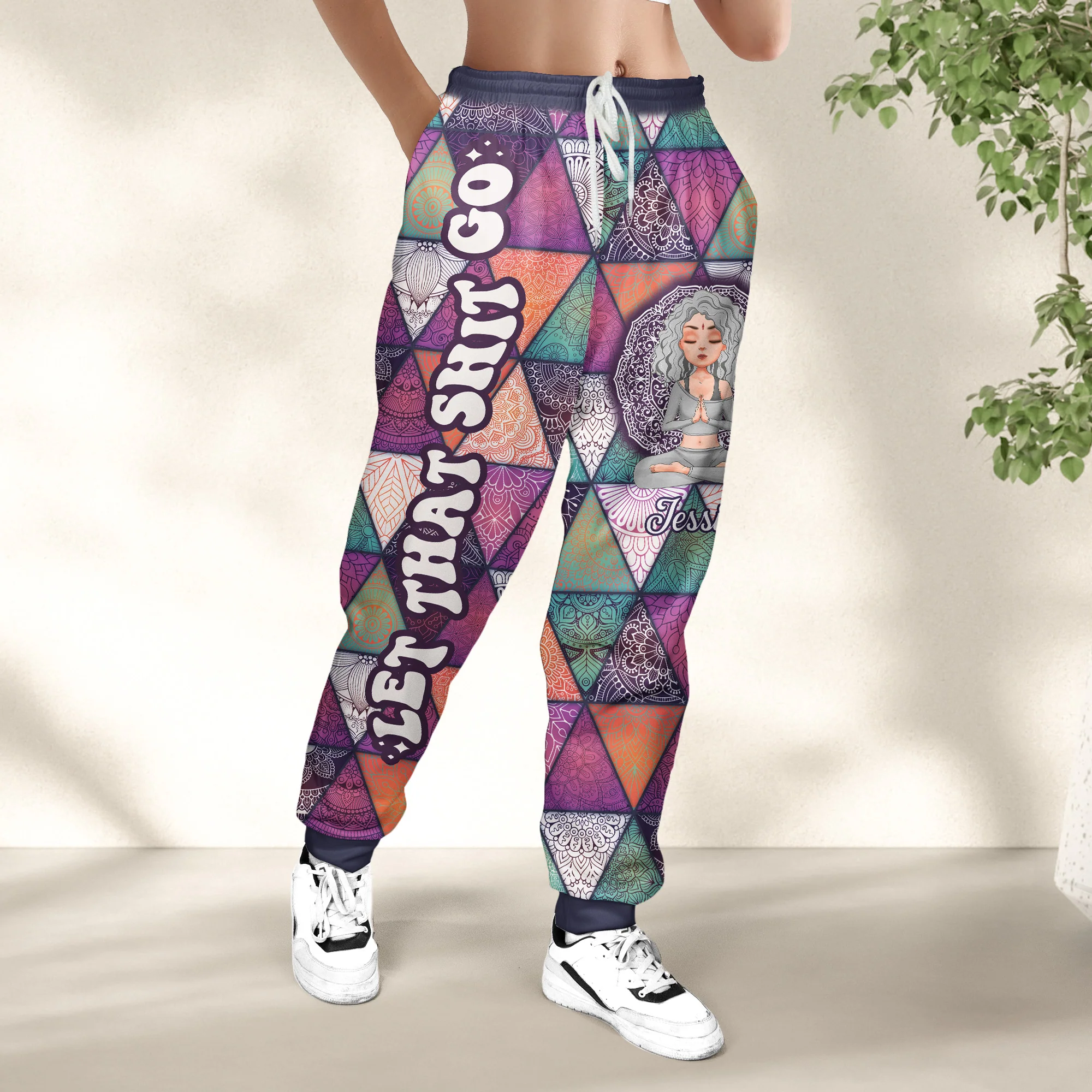 Let That Sh*t Go - Personalized Sweatpants - Image 4