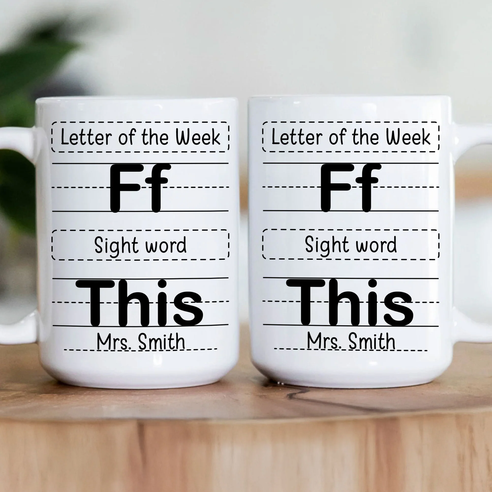 Letter Of The Week F This - Personalized Mug - Image 3
