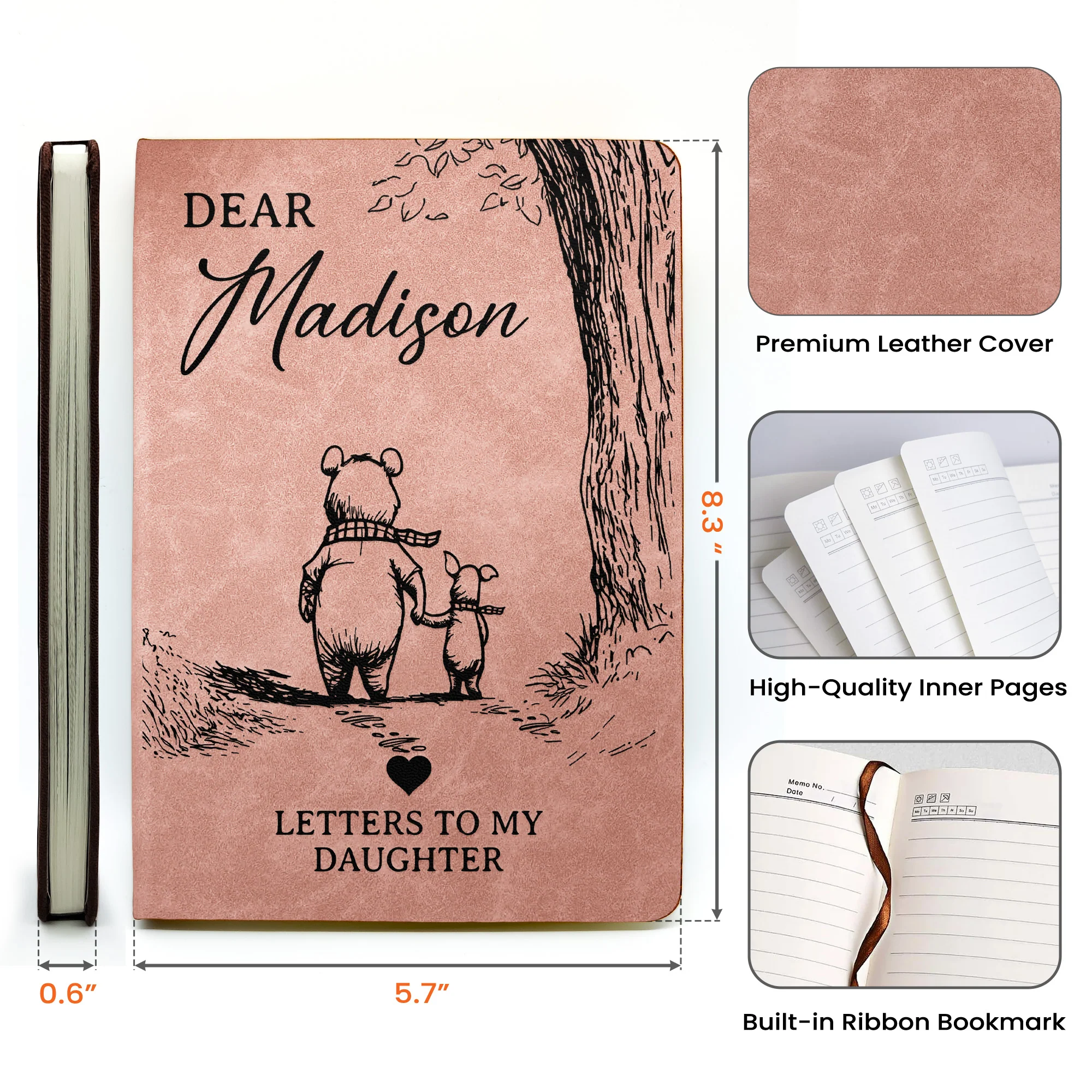 Letters To My Daughter Gift For Daughter - Personalized Journal - Image 5