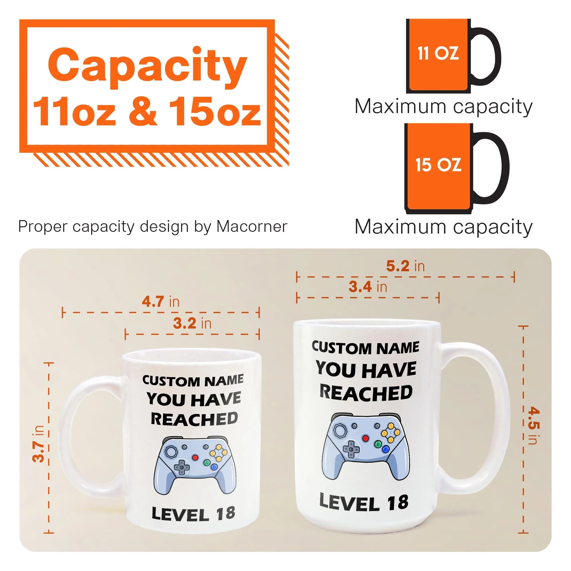 Level Mug - Personalized Mug - Birthday Gift For Friends And Family - Image 7