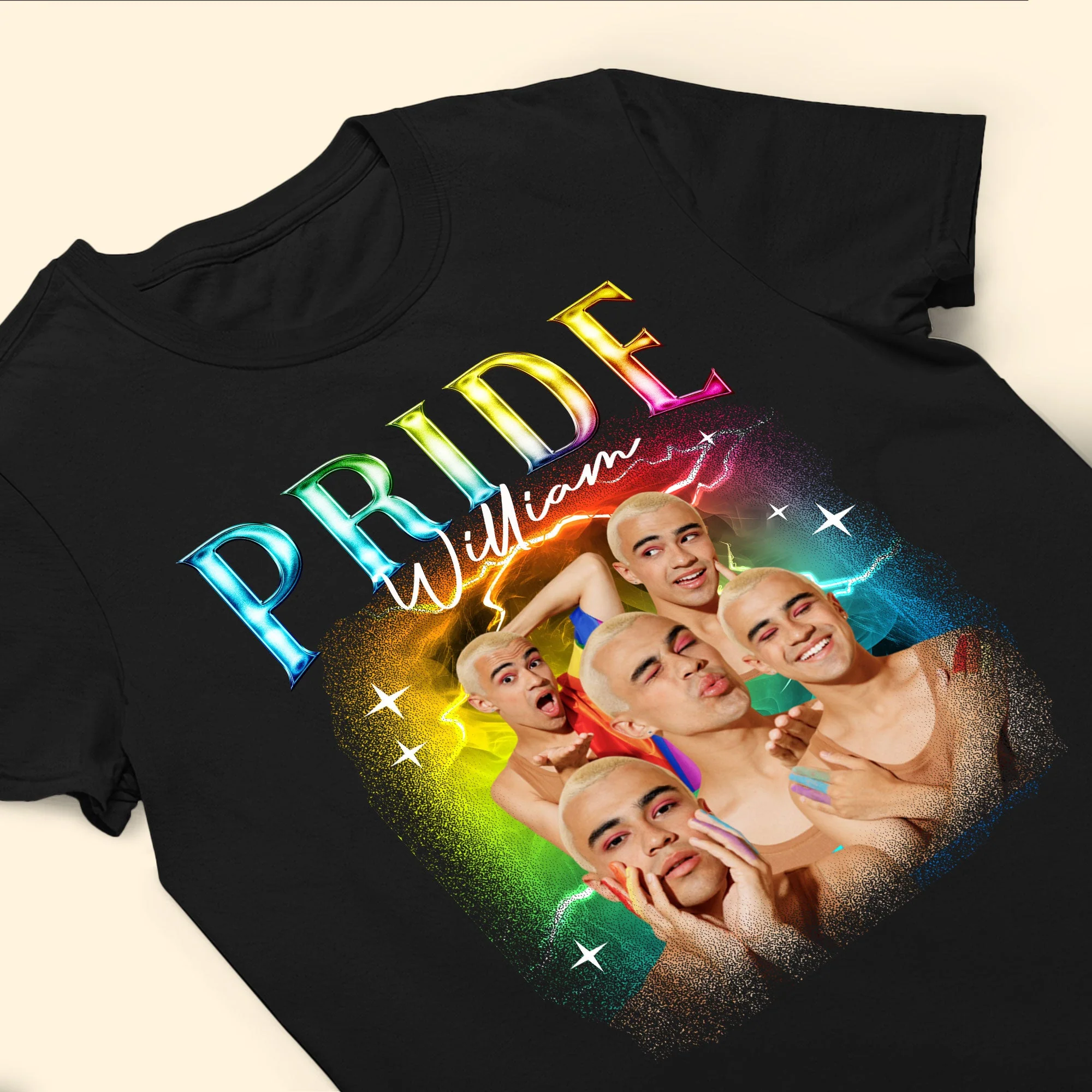 Lgbt Pride With Name - Personalized Photo Shirt - Image 4