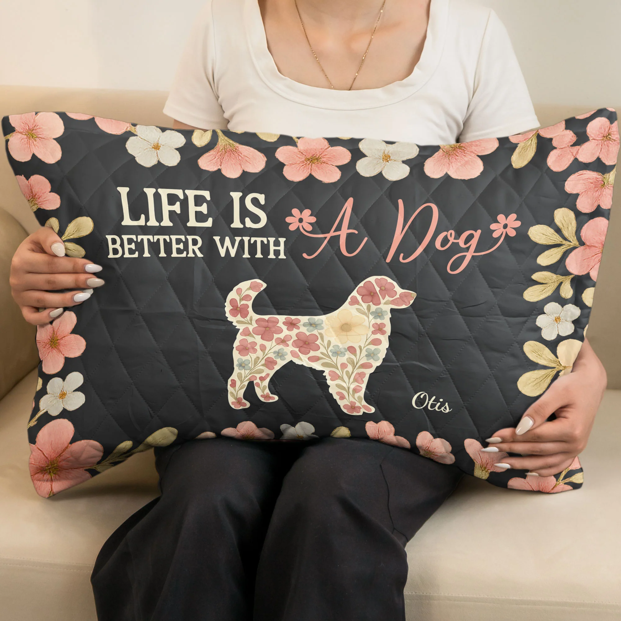 Life Is Better With Dogs - Custom Quilt Set - Image 4