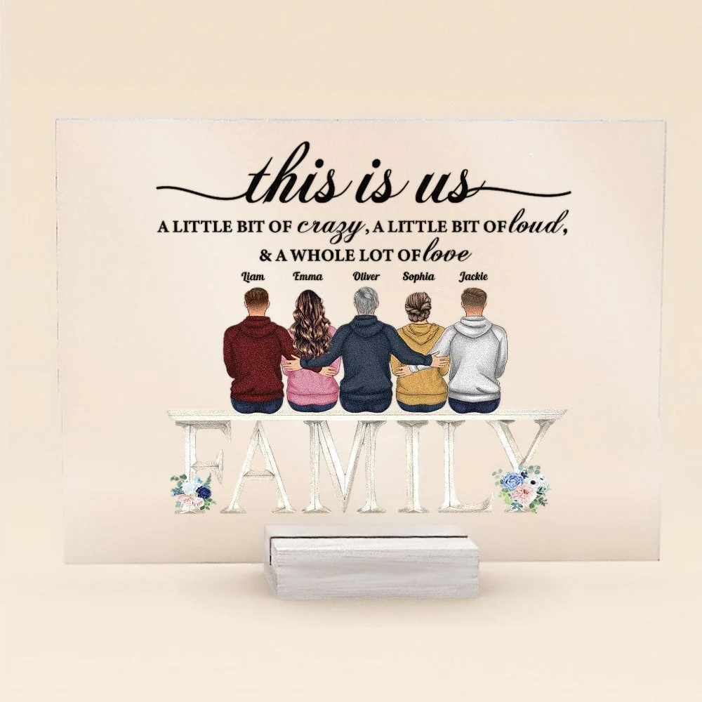 Life Is Better With Sisters And Brothers - Personalized Acrylic Plaque - Image 5