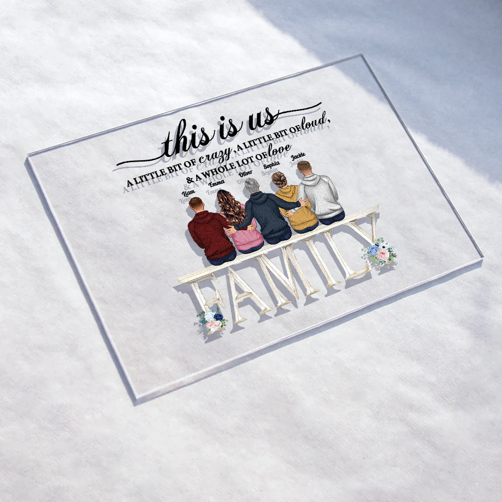 Life Is Better With Sisters And Brothers - Personalized Acrylic Plaque - Image 6