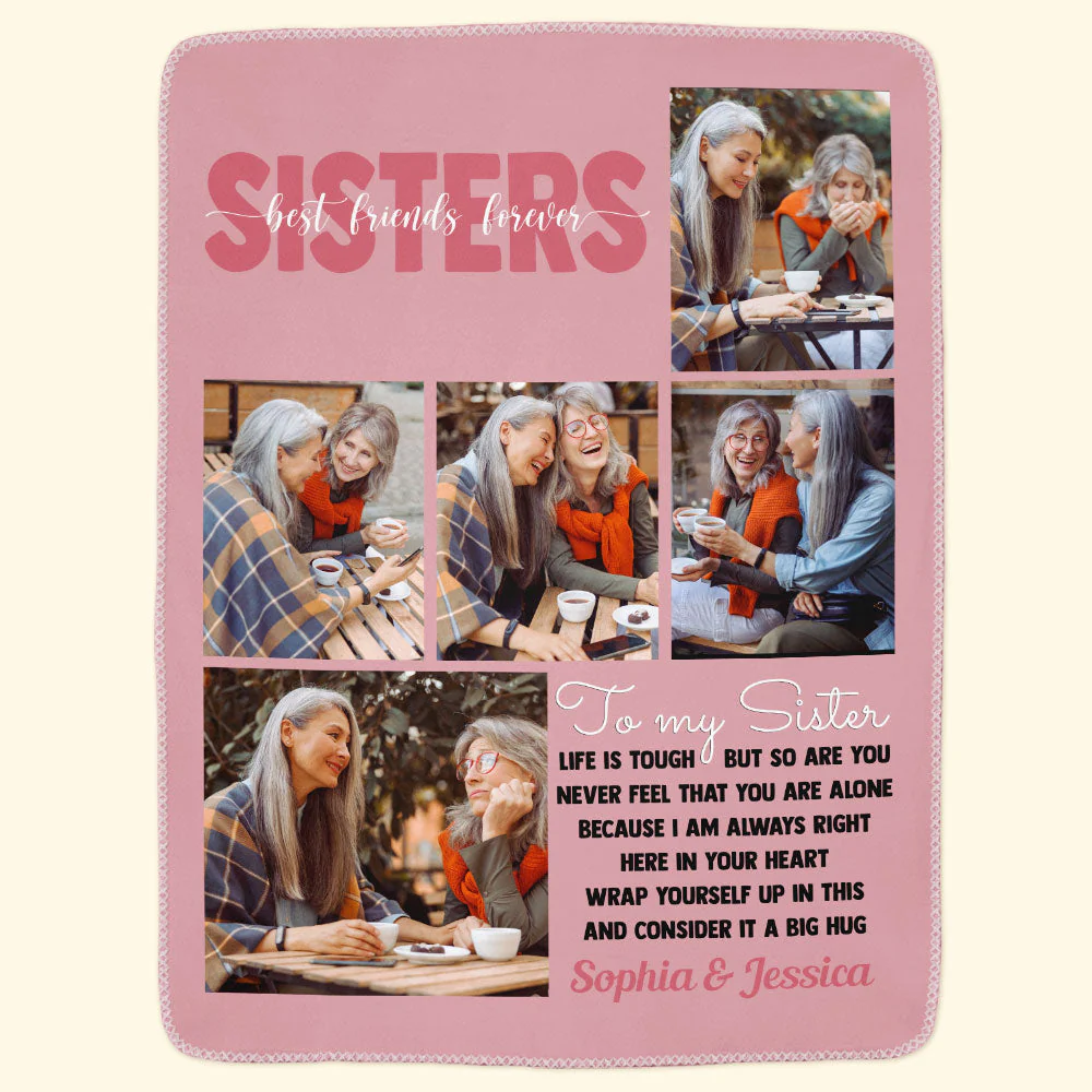 Life Is Tough But So Are You - Personalized Photo Blanket - Image 5