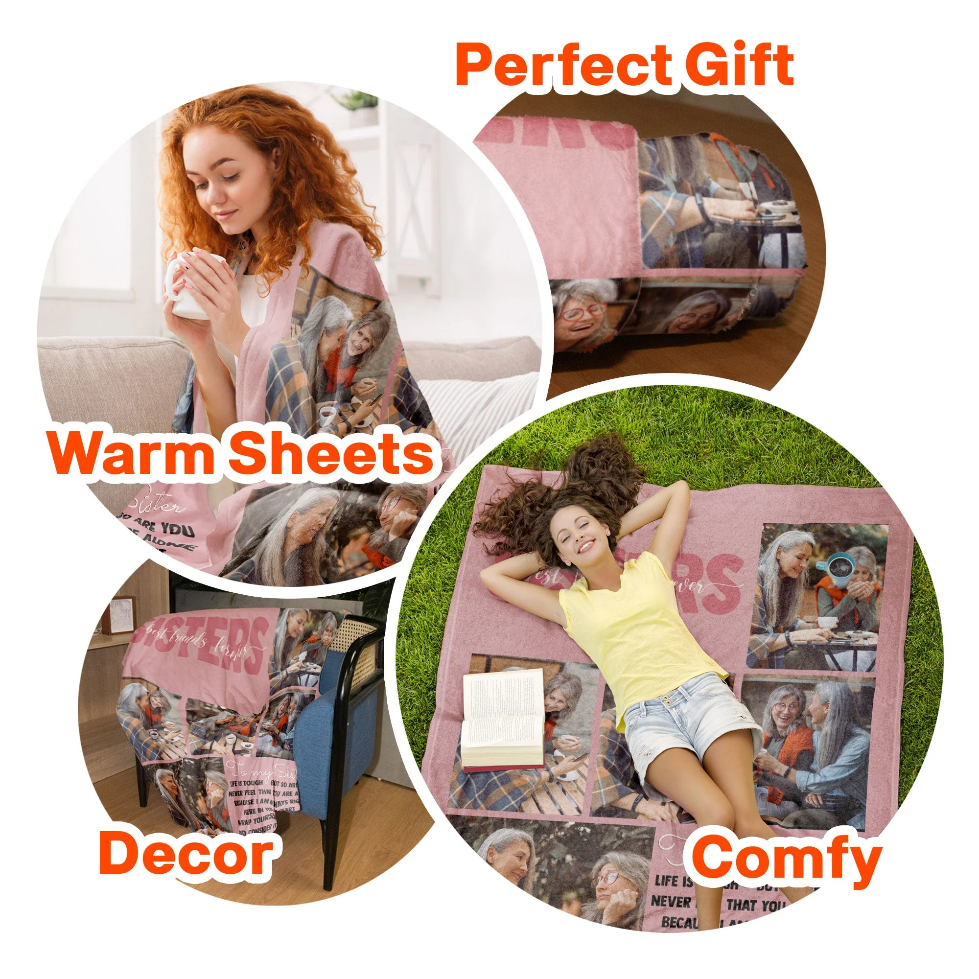 Life Is Tough But So Are You - Personalized Photo Blanket - Image 8